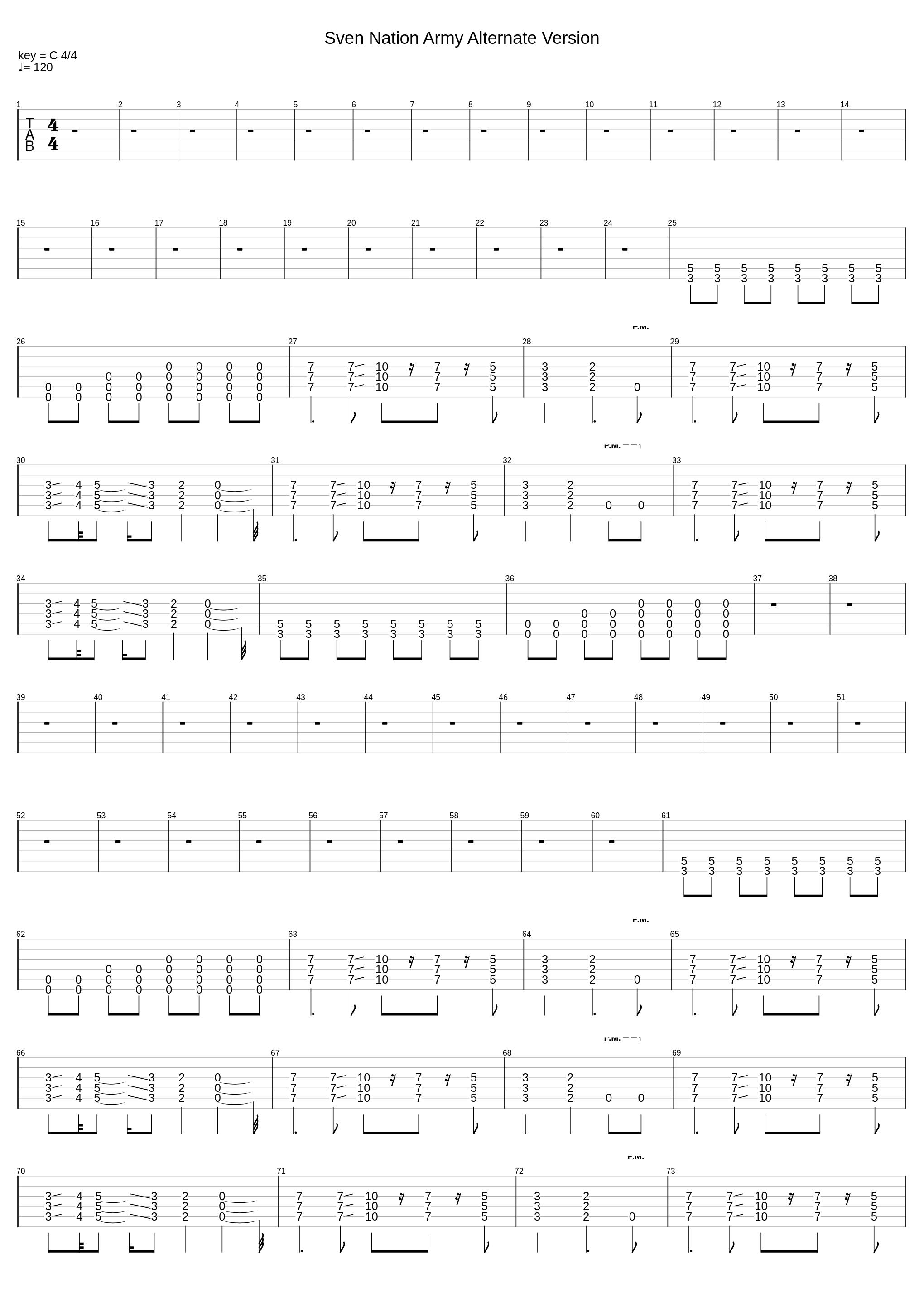 Sven Nation Army Alternate Version_The White Stripes_1