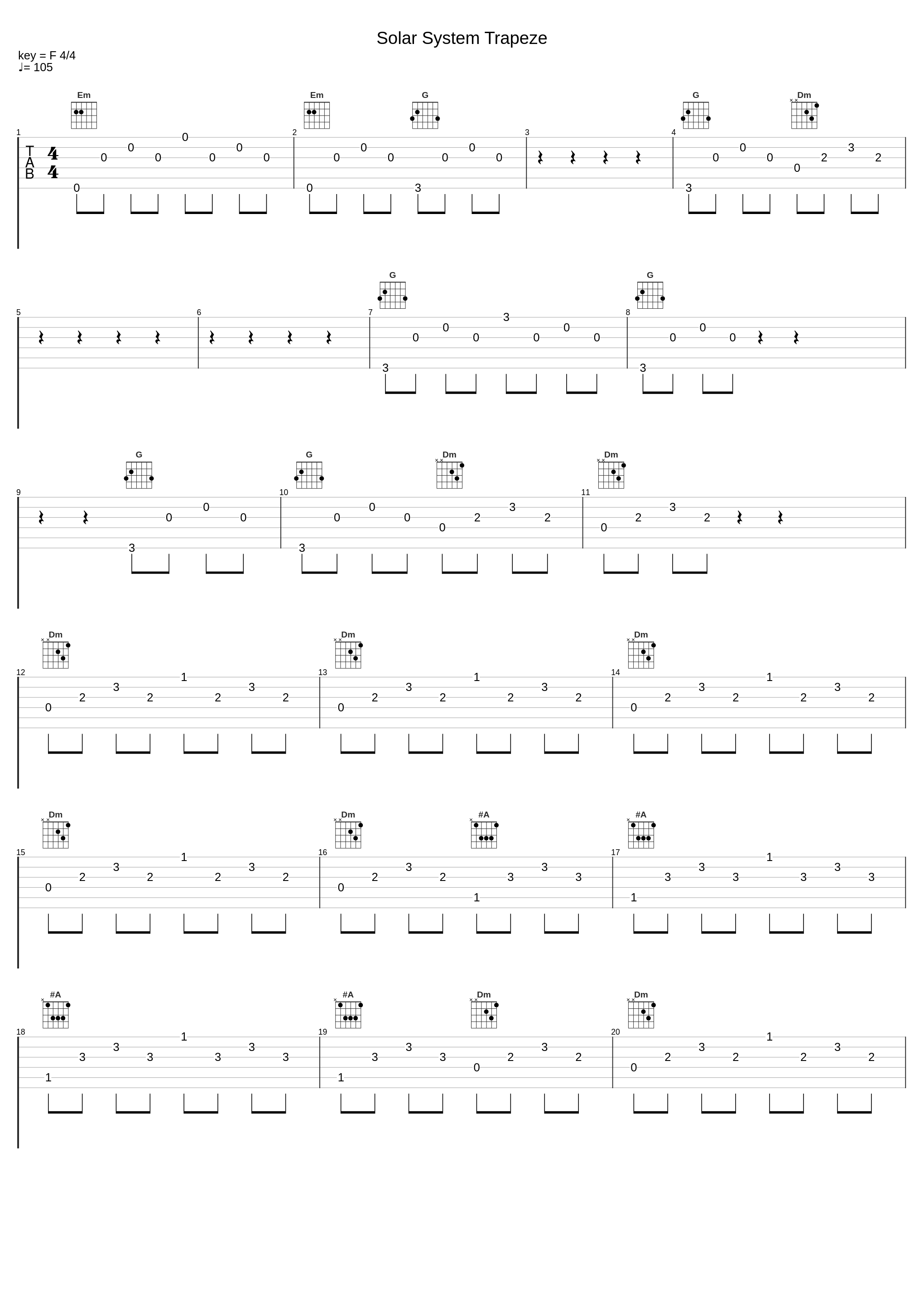 Solar System Trapeze_喜多郎_1