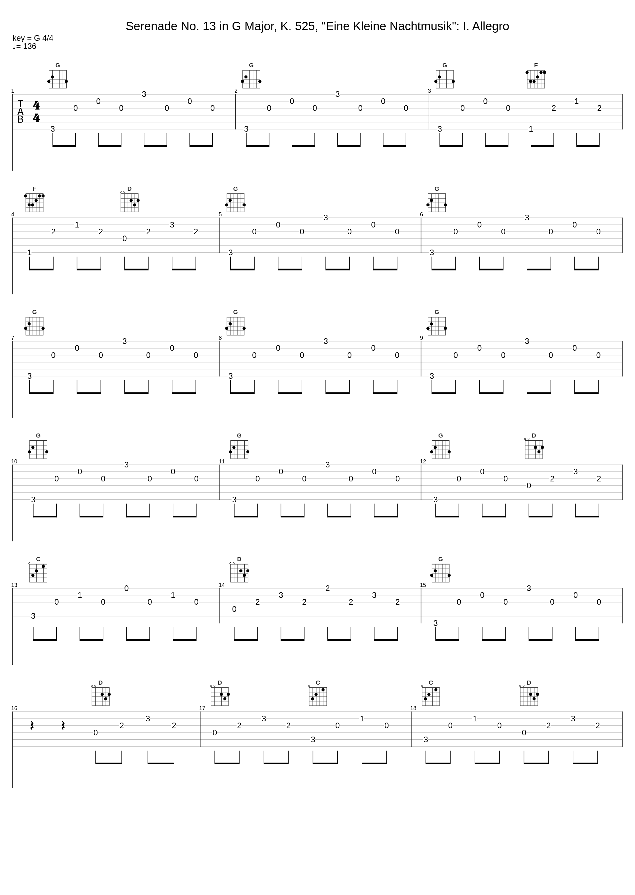 Serenade No. 13 in G Major, K. 525, "Eine Kleine Nachtmusik": I. Allegro_The Kiboomers_1