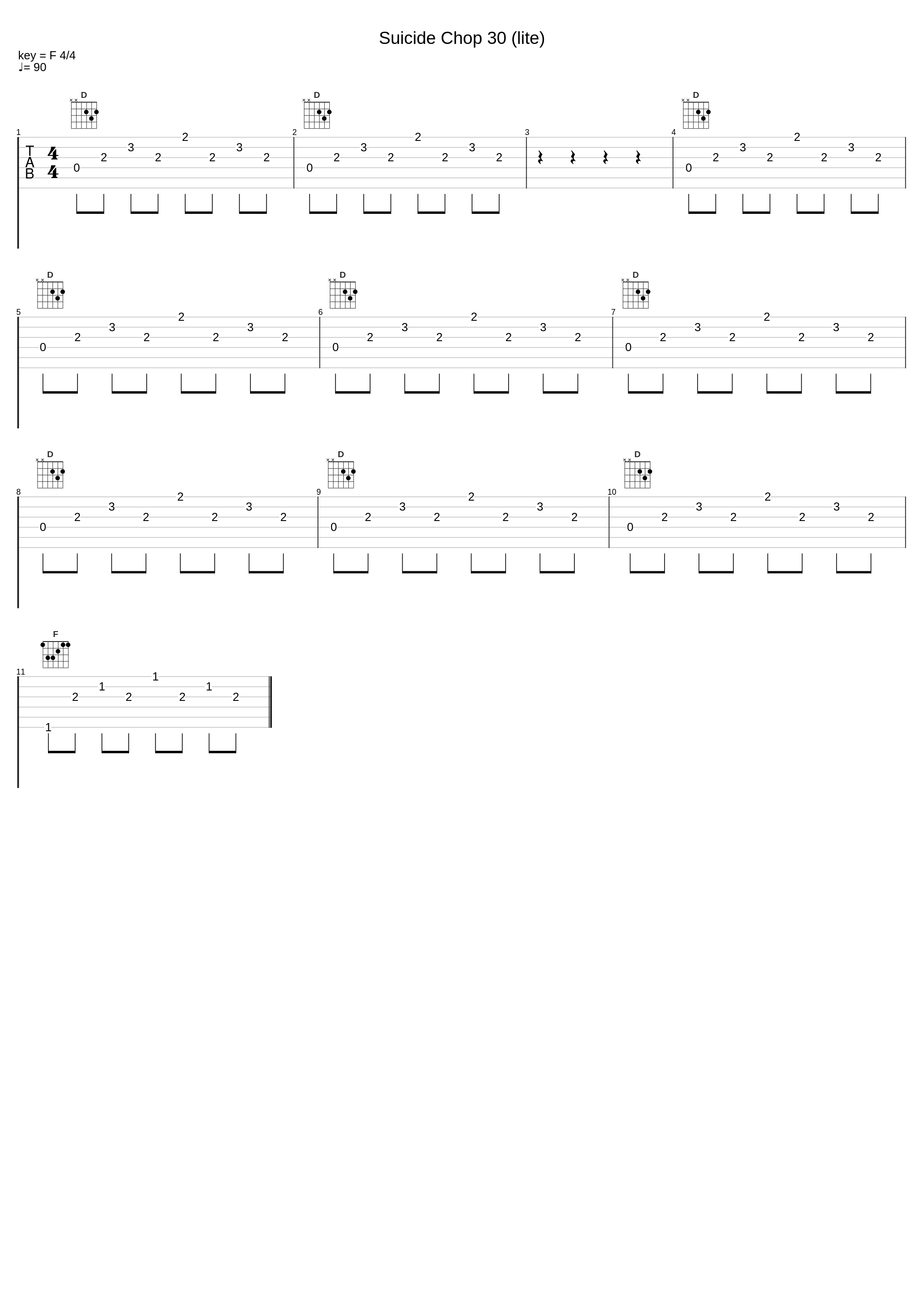 Suicide Chop 30 (lite)_X-Ray Dog_1