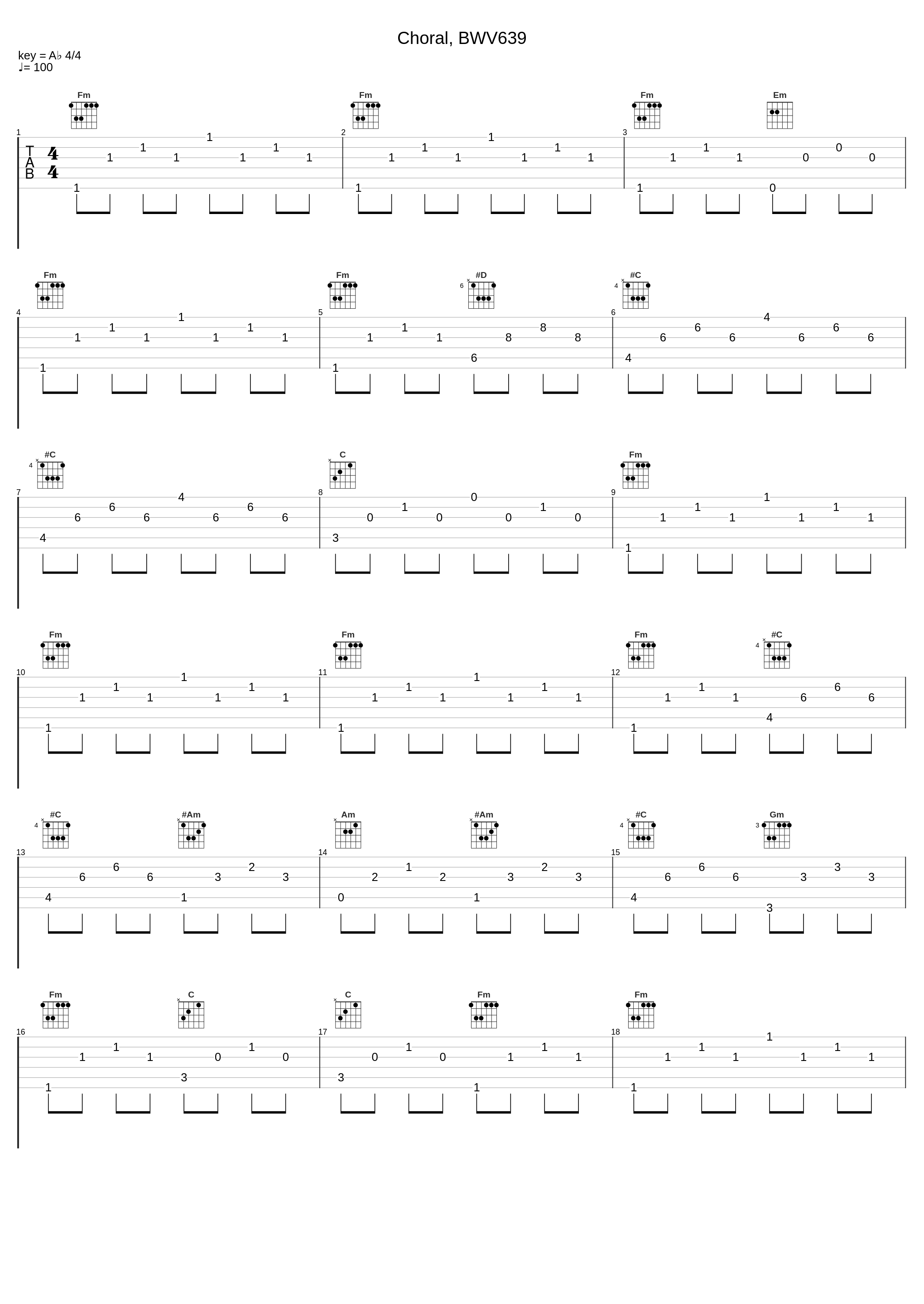 Choral, BWV639_坂本龙一_1