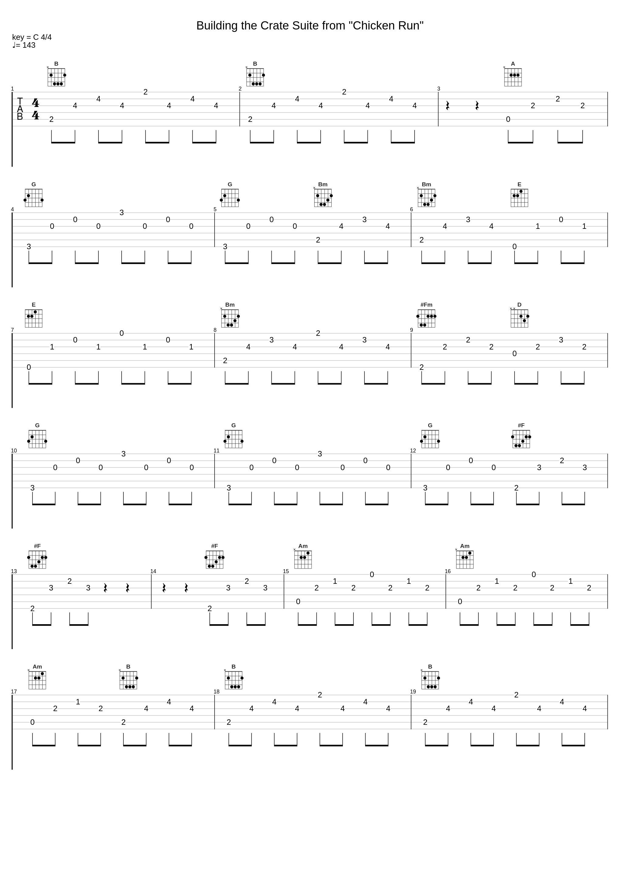 Building the Crate Suite from "Chicken Run"_John Powell_1