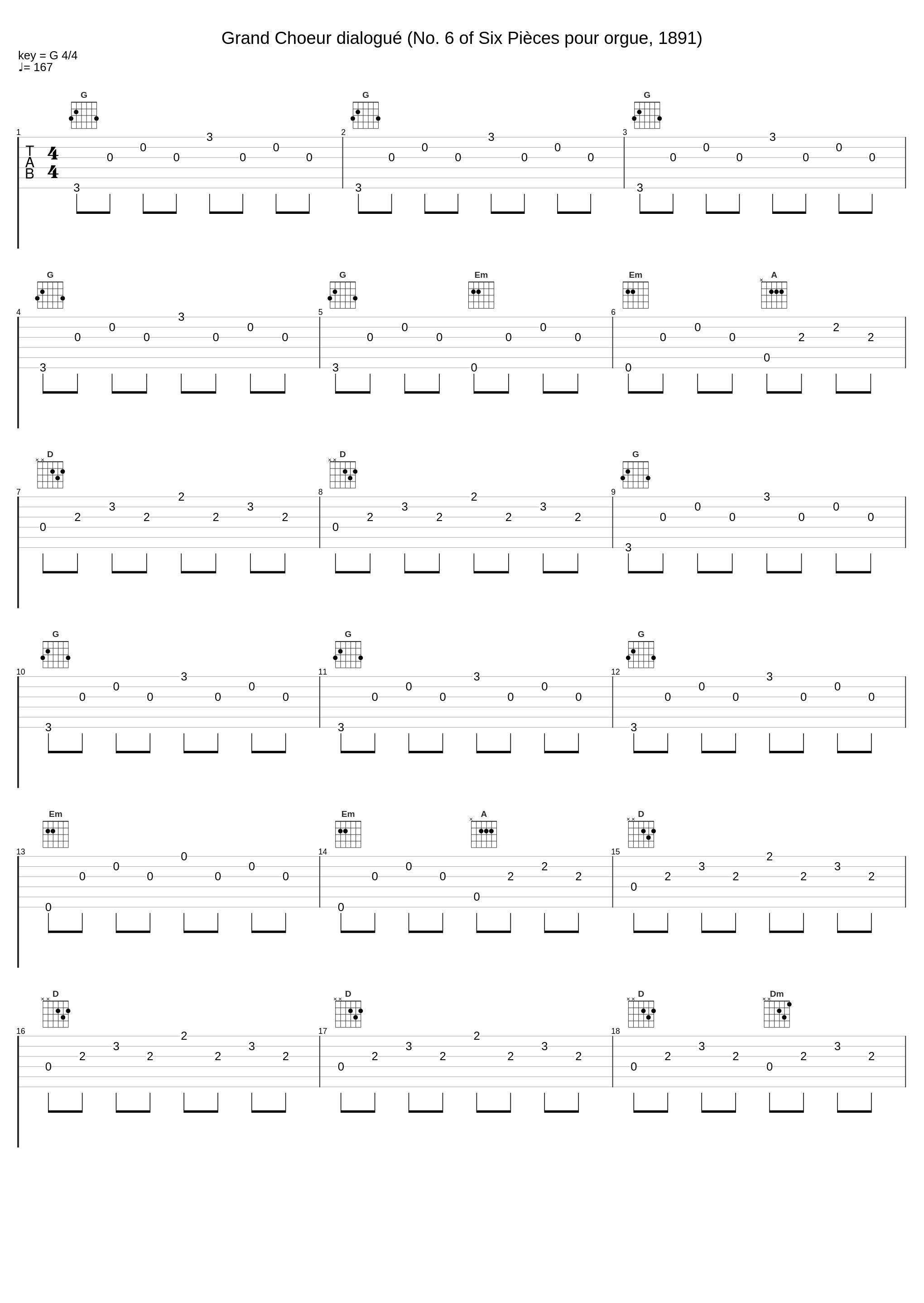 Grand Choeur dialogué (No. 6 of Six Pièces pour orgue, 1891)_Wayne Marshall_1