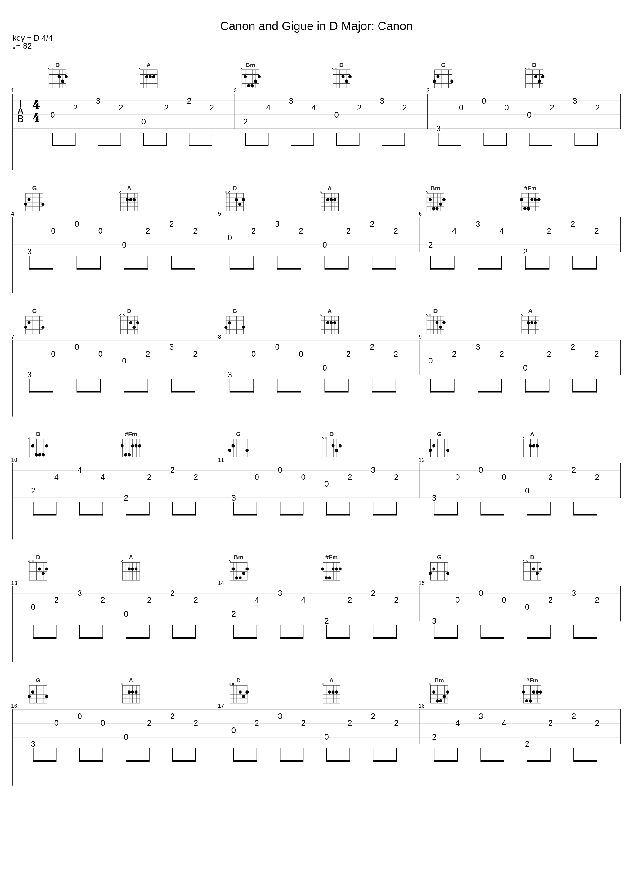 Canon and Gigue in D Major: Canon_贵族乐团,David Hsieh_1