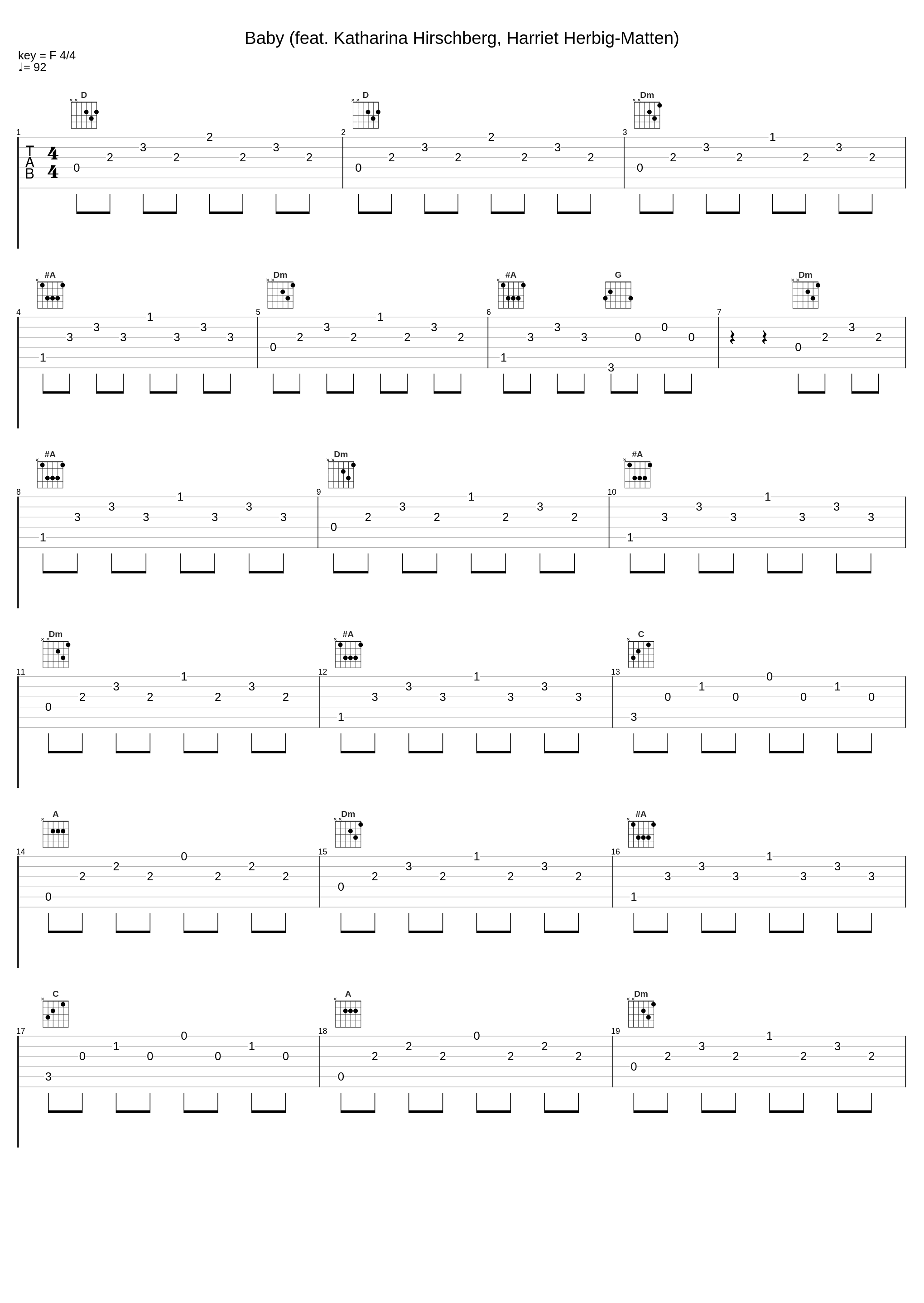 Baby (feat. Katharina Hirschberg, Harriet Herbig-Matten)_Bibi und Tina,Peter Plate,Ulf Leo Sommer,Katharina Hirschberg,Harriet Herbig-Matten_1