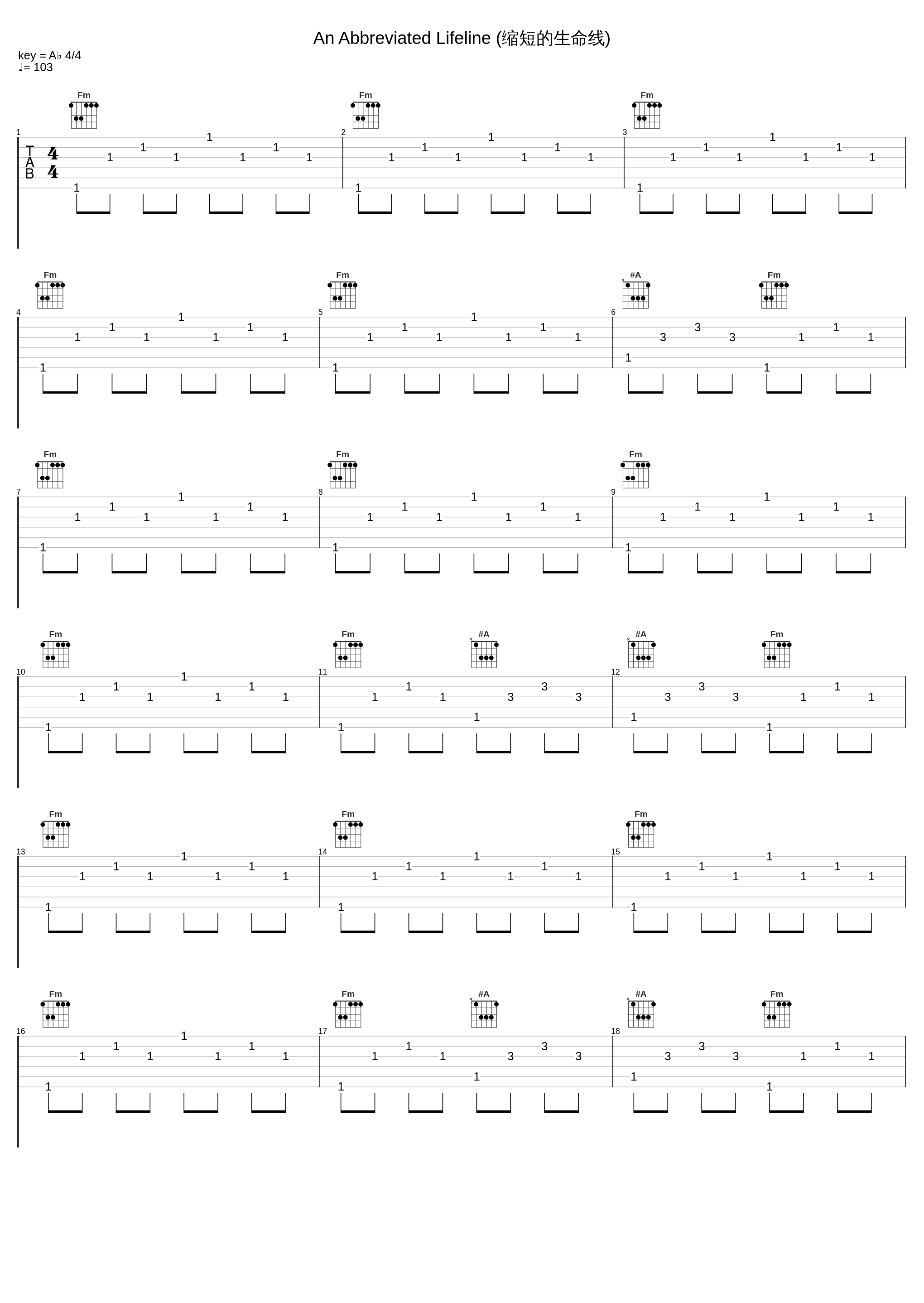 An Abbreviated Lifeline (缩短的生命线)_Ben Woods_1