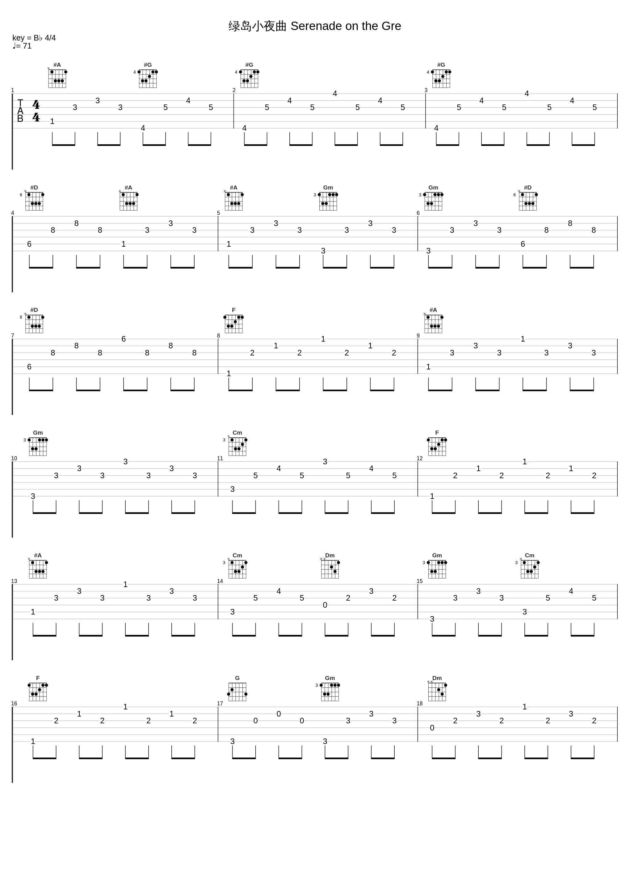 绿岛小夜曲 Serenade on the Gre_罗威,刘一多_1