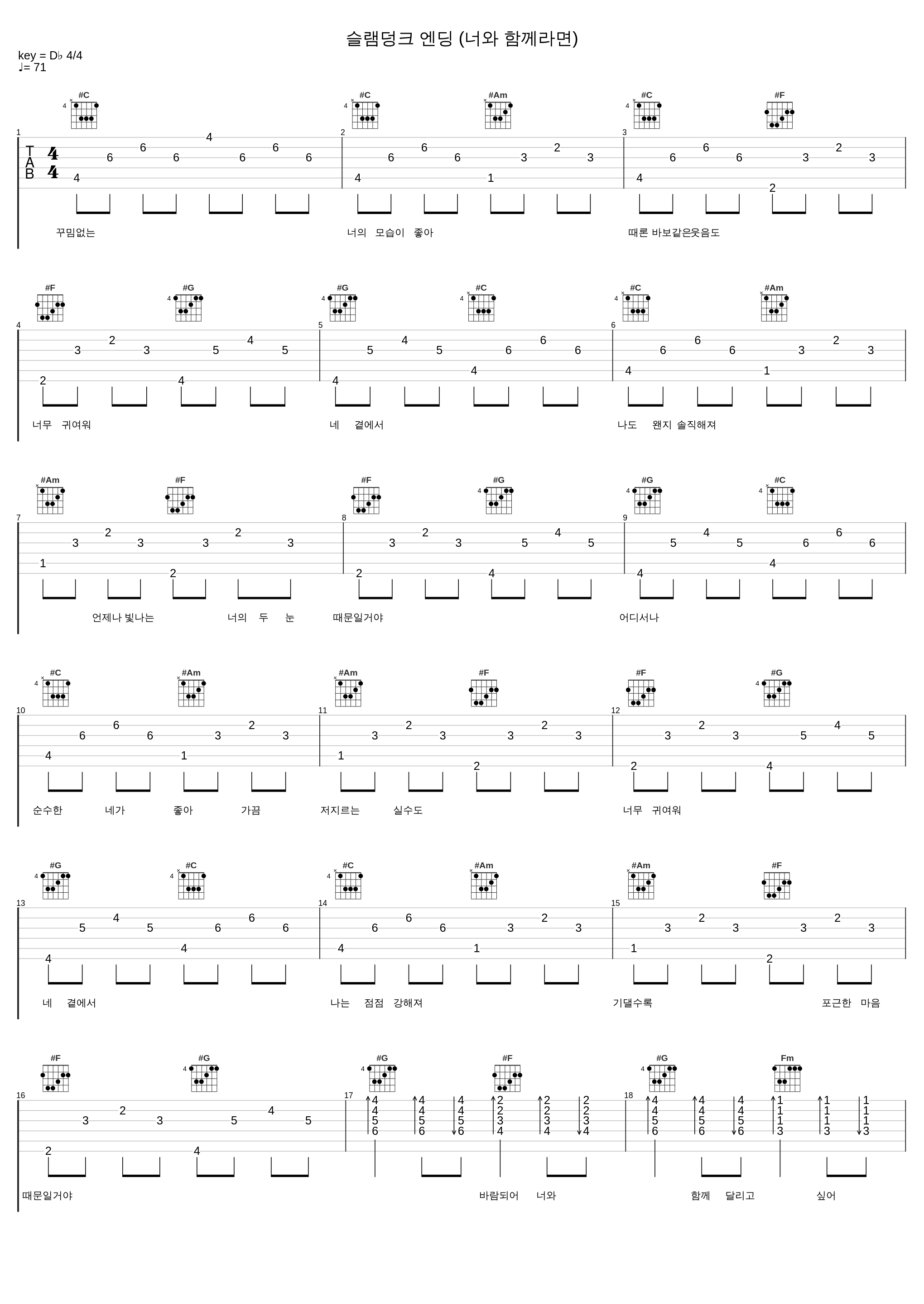 슬램덩크 엔딩 (너와 함께라면)_朴相民_1