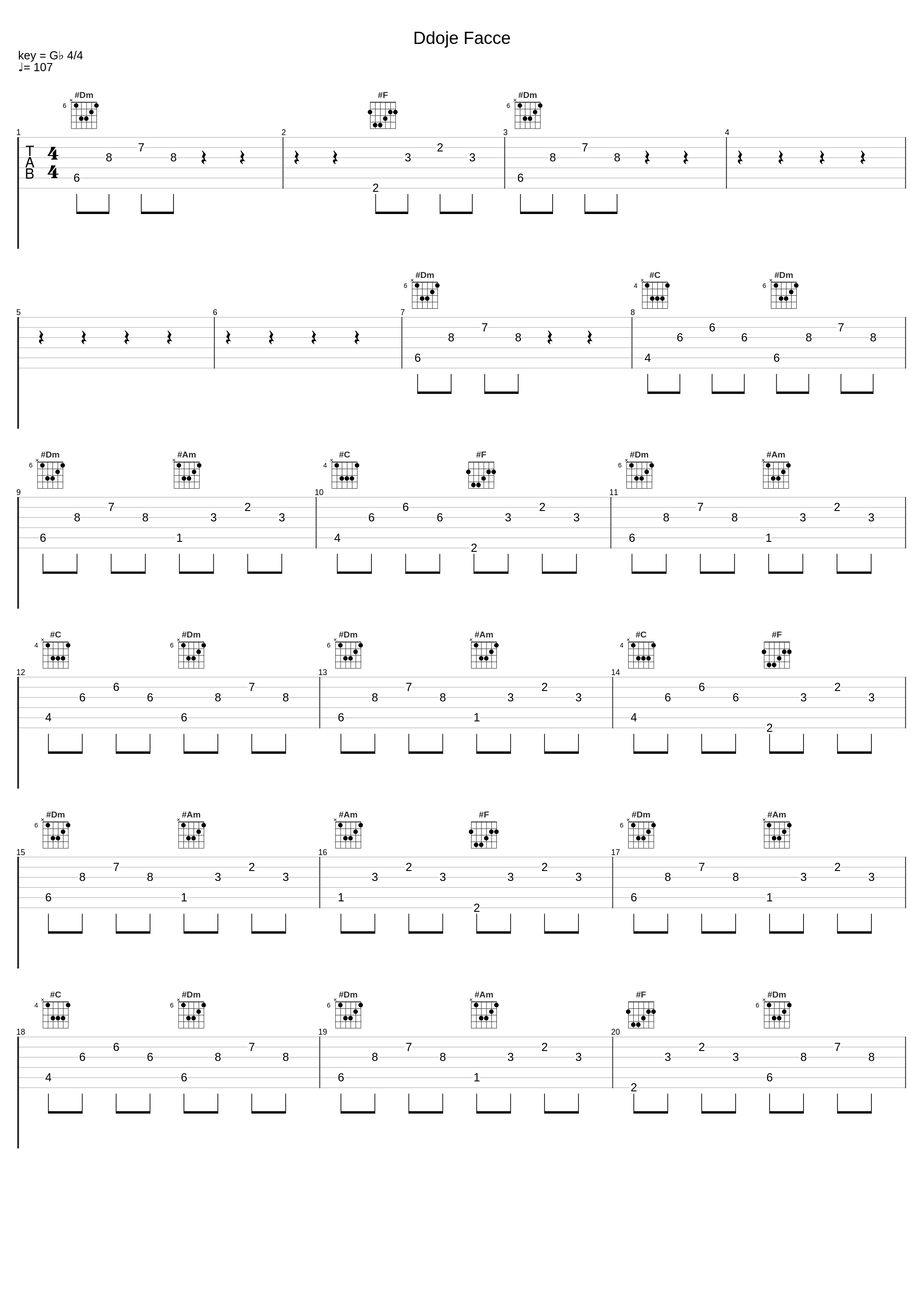 Ddoje Facce_Nu Genea_1