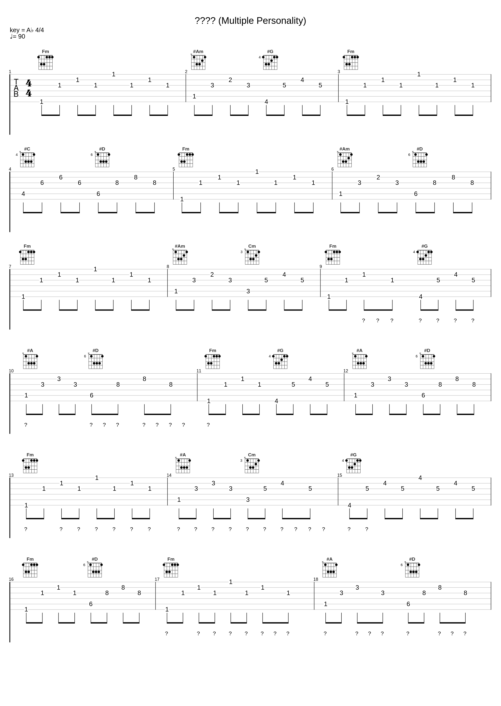 다중인격 (Multiple Personality)_尹钟信_1