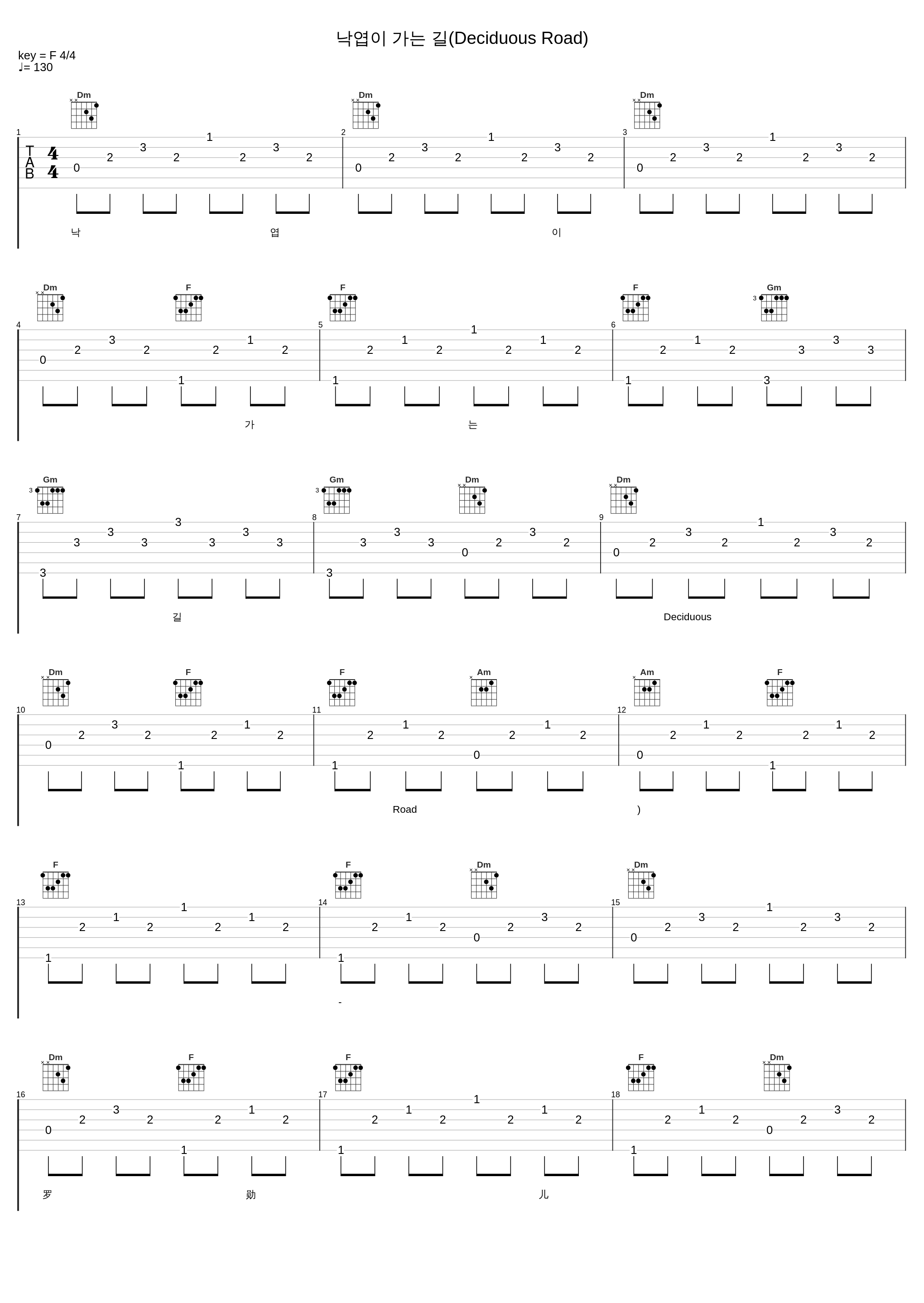 낙엽이 가는 길(Deciduous Road)_罗勋儿_1