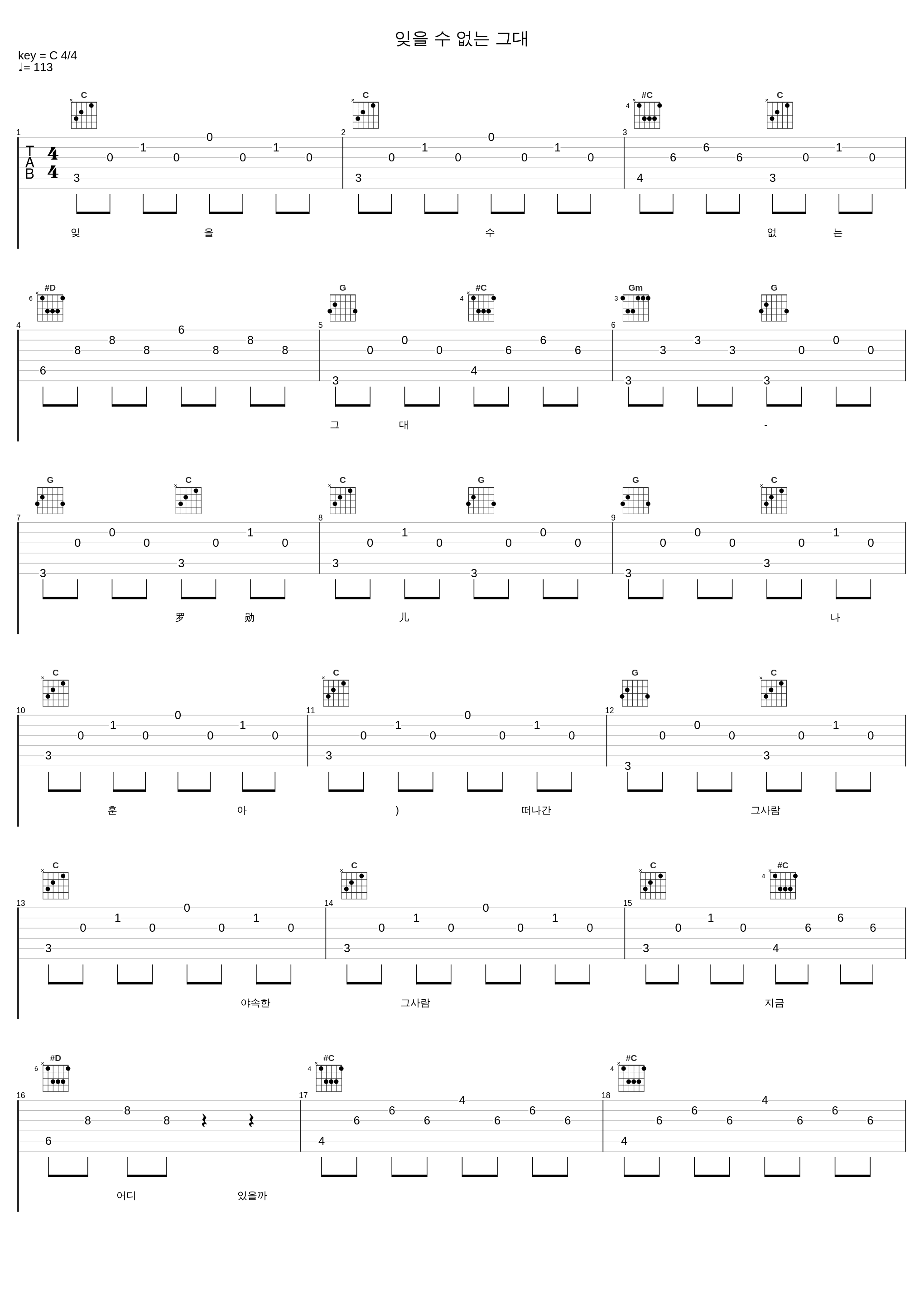 잊을 수 없는 그대_罗勋儿_1