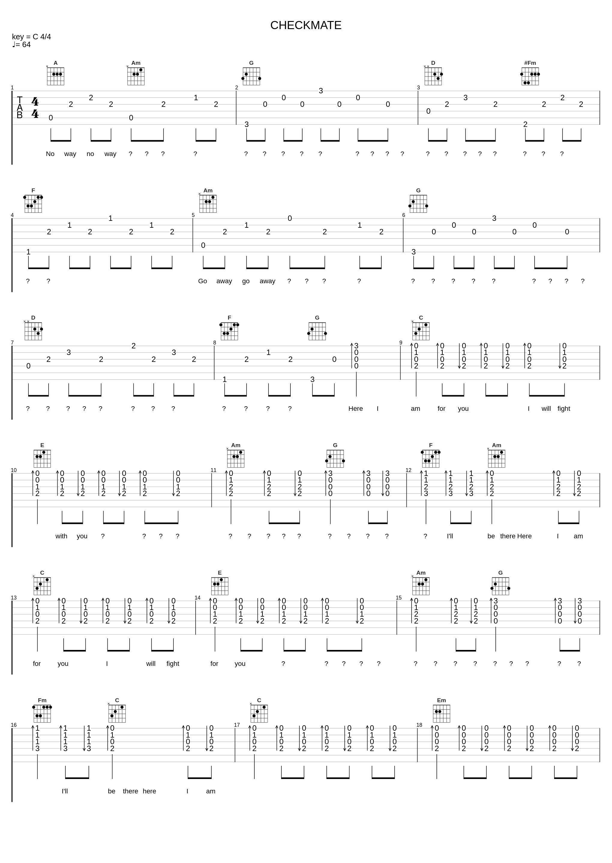 CHECKMATE_郑容和,林俊杰_1