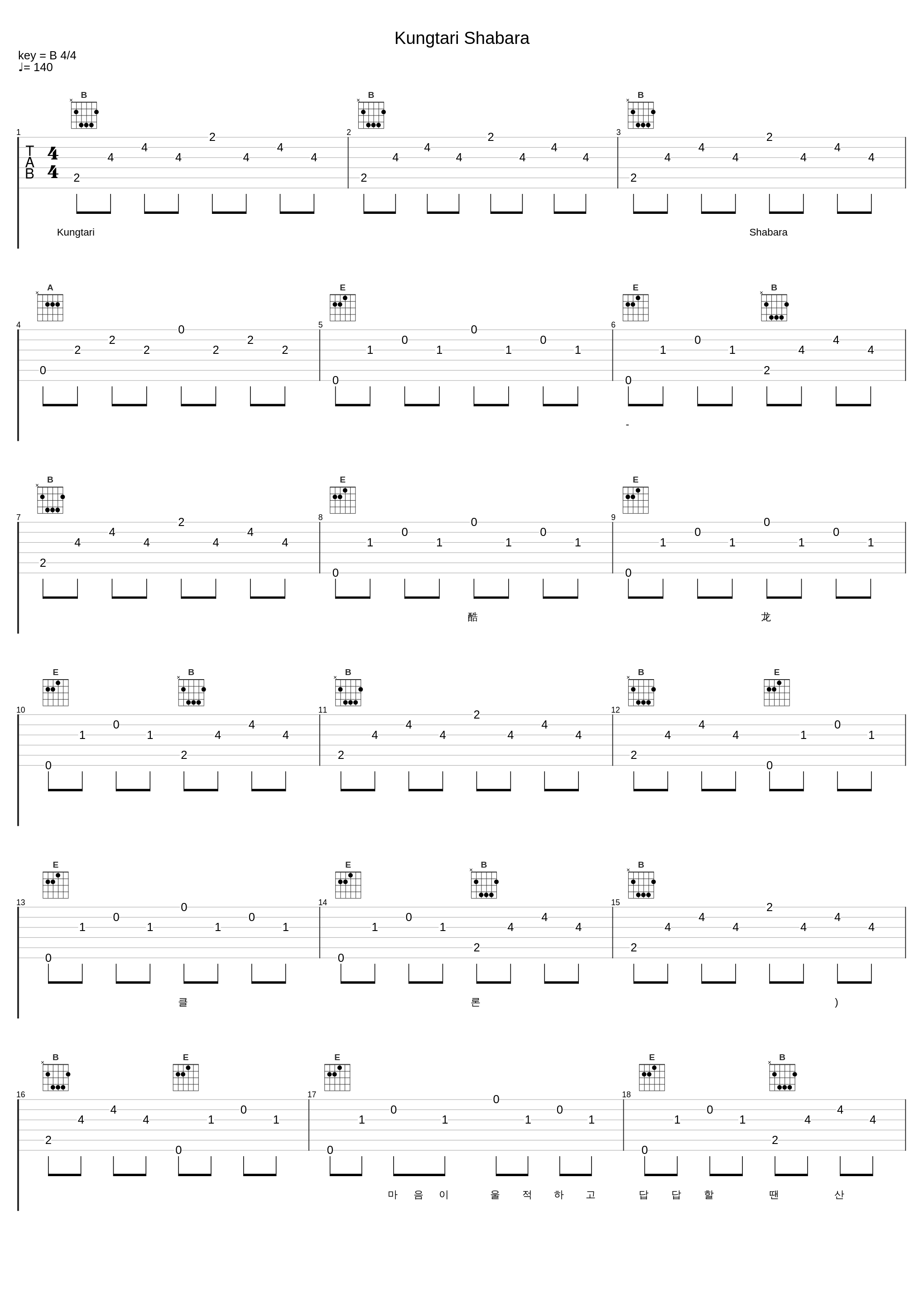 Kungtari Shabara_酷龙_1