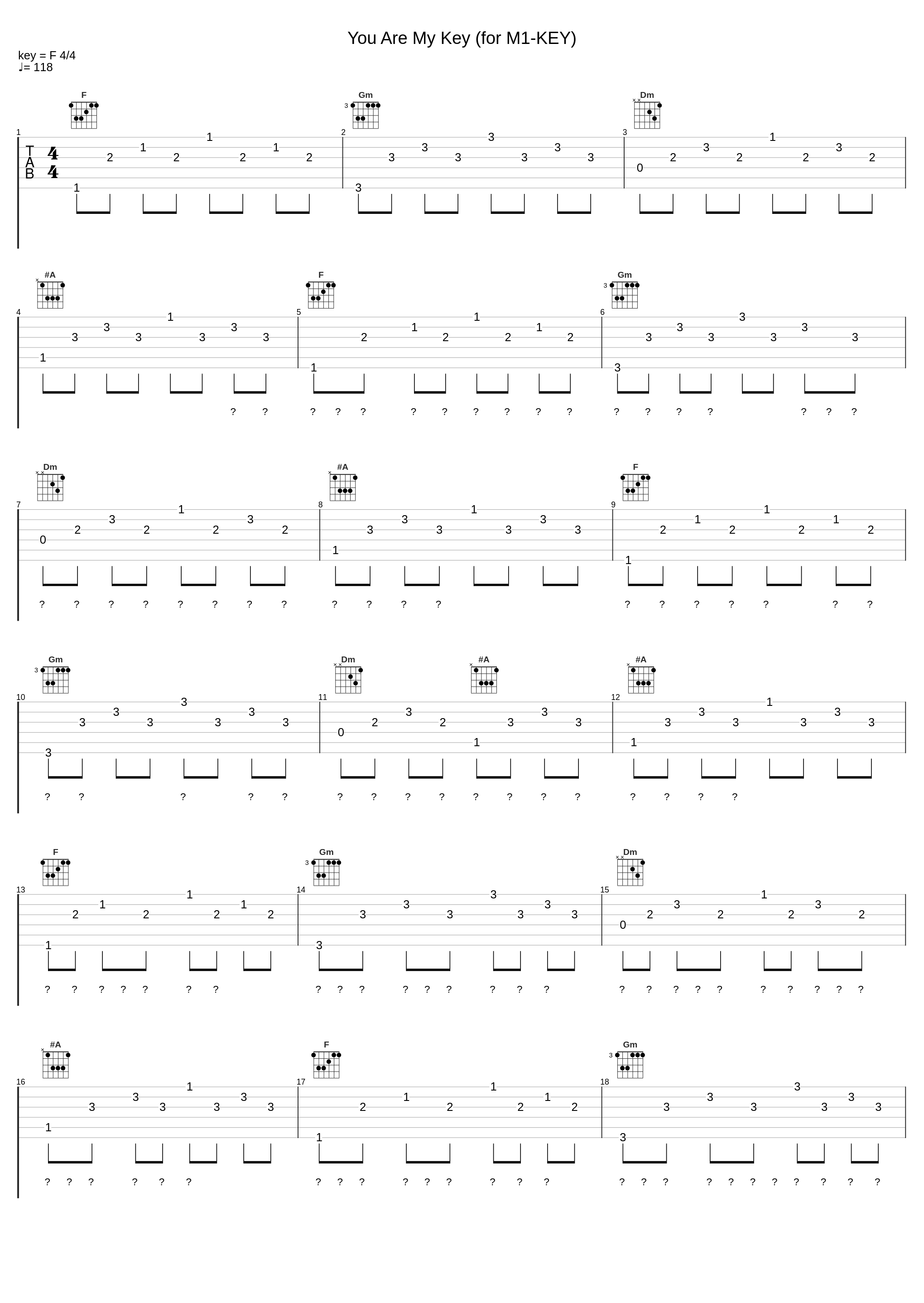 You Are My Key (for M1-KEY)_H1-KEY_1