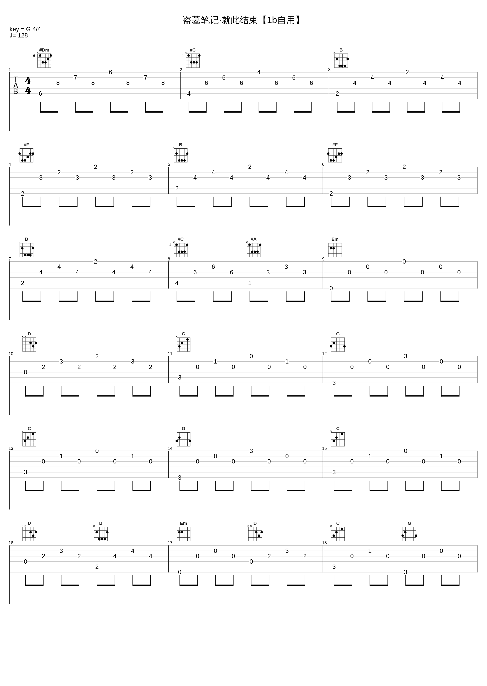 盗墓笔记·就此结束【1b自用】_玄觞_1