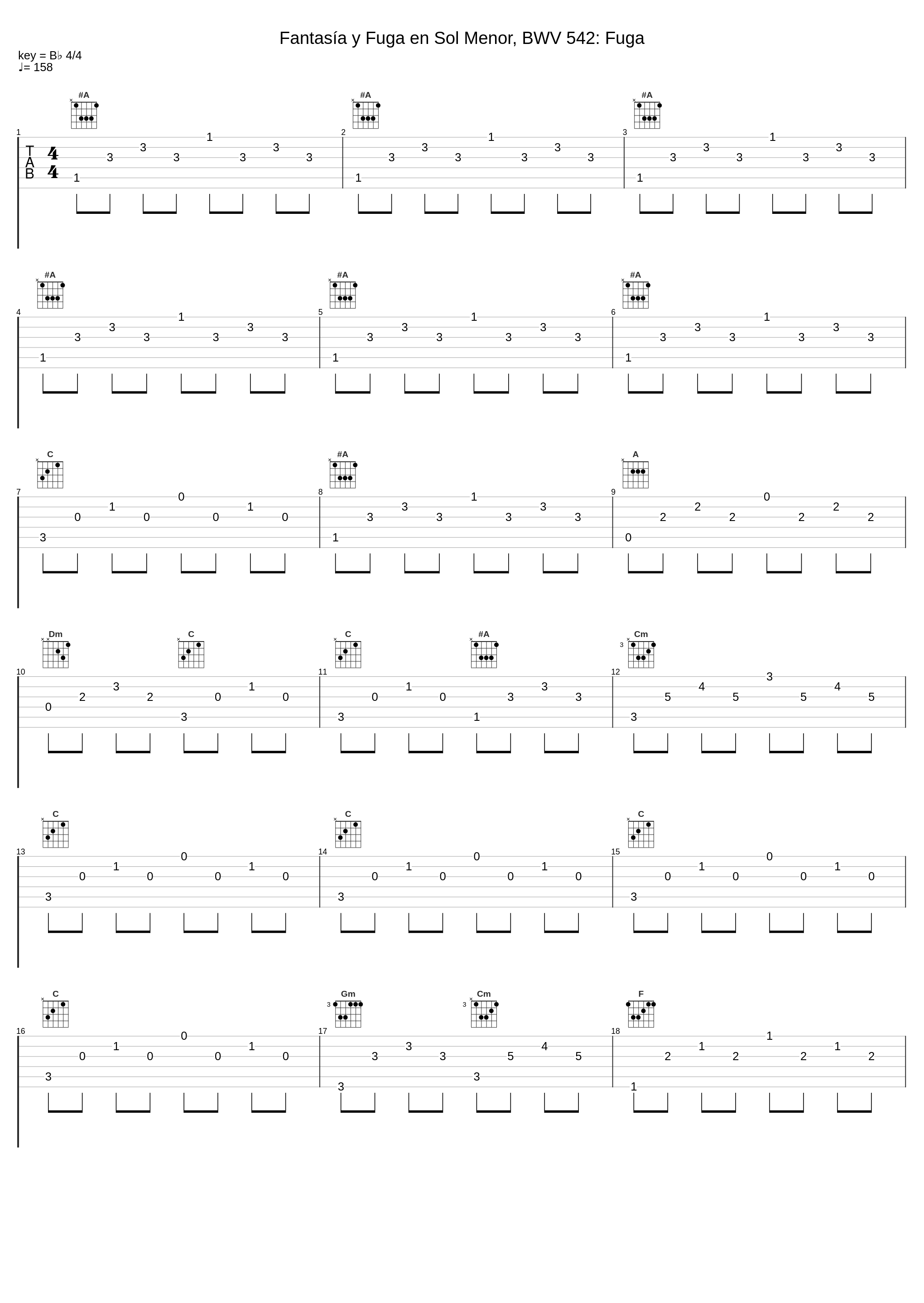 Fantasía y Fuga en Sol Menor, BWV 542: Fuga_Leo Maslíah_1