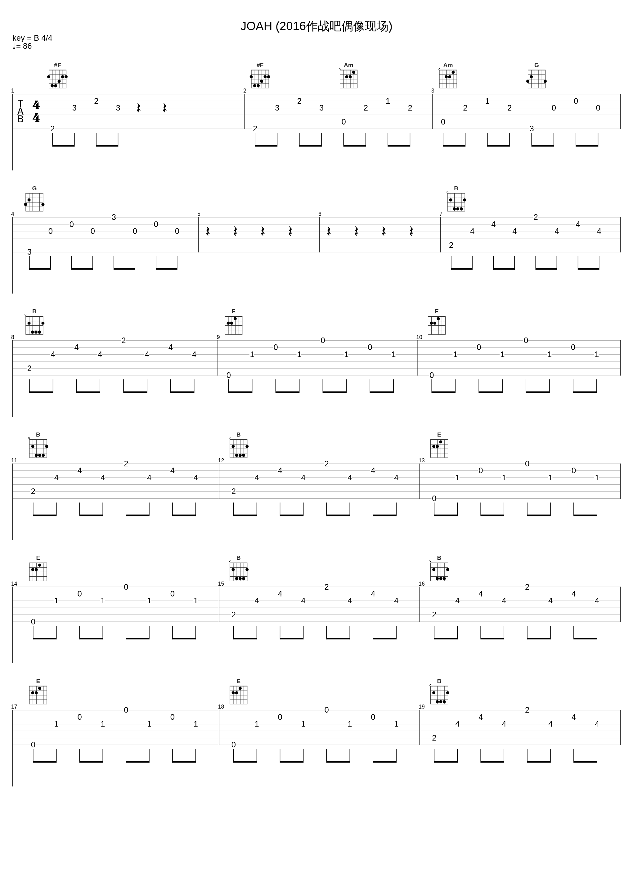 JOAH (2016作战吧偶像现场)_王栎鑫,朴宰范_1