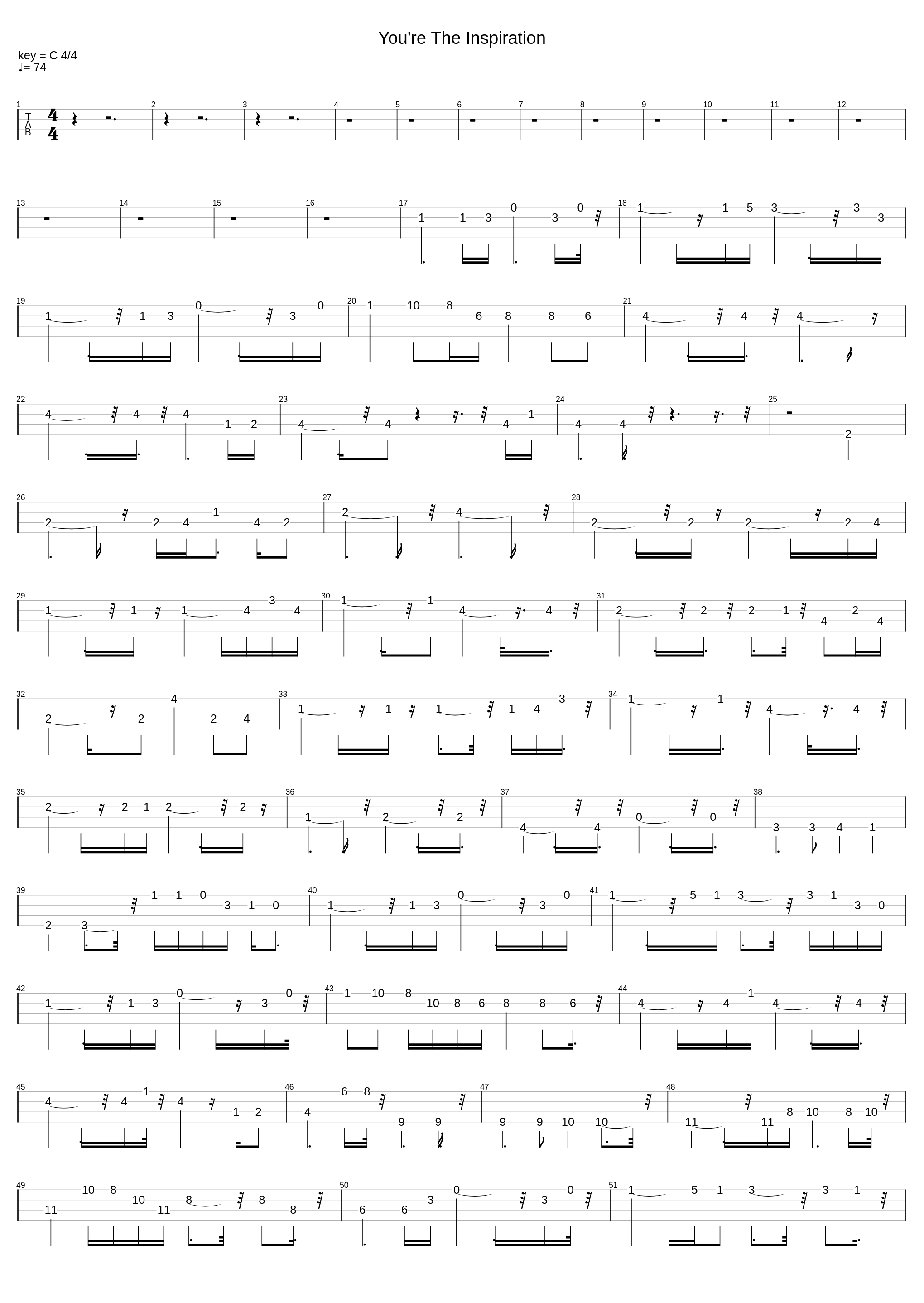 You're The Inspiration_Chicago_1