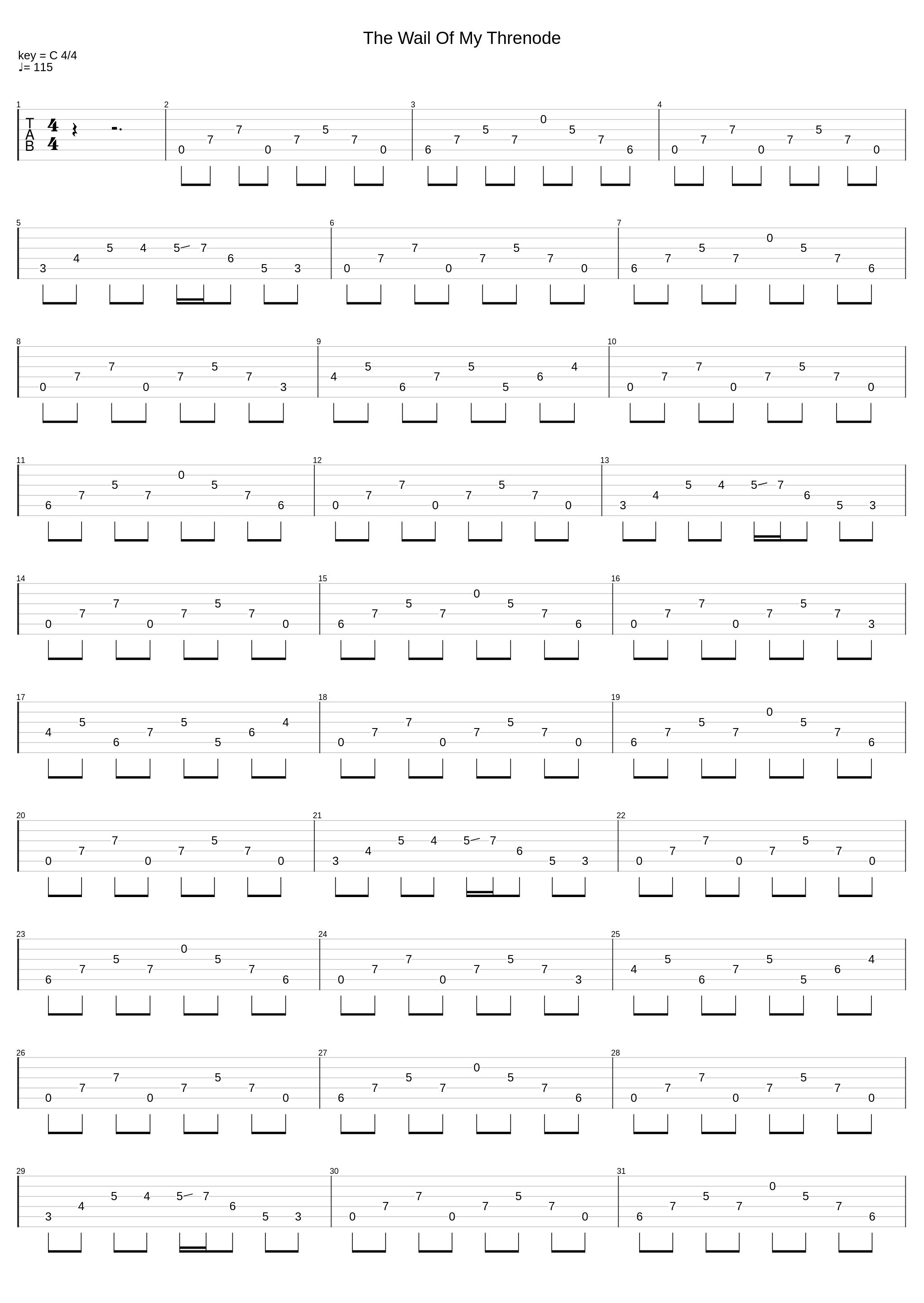 The Wail Of My Threnode_Hatesphere_1