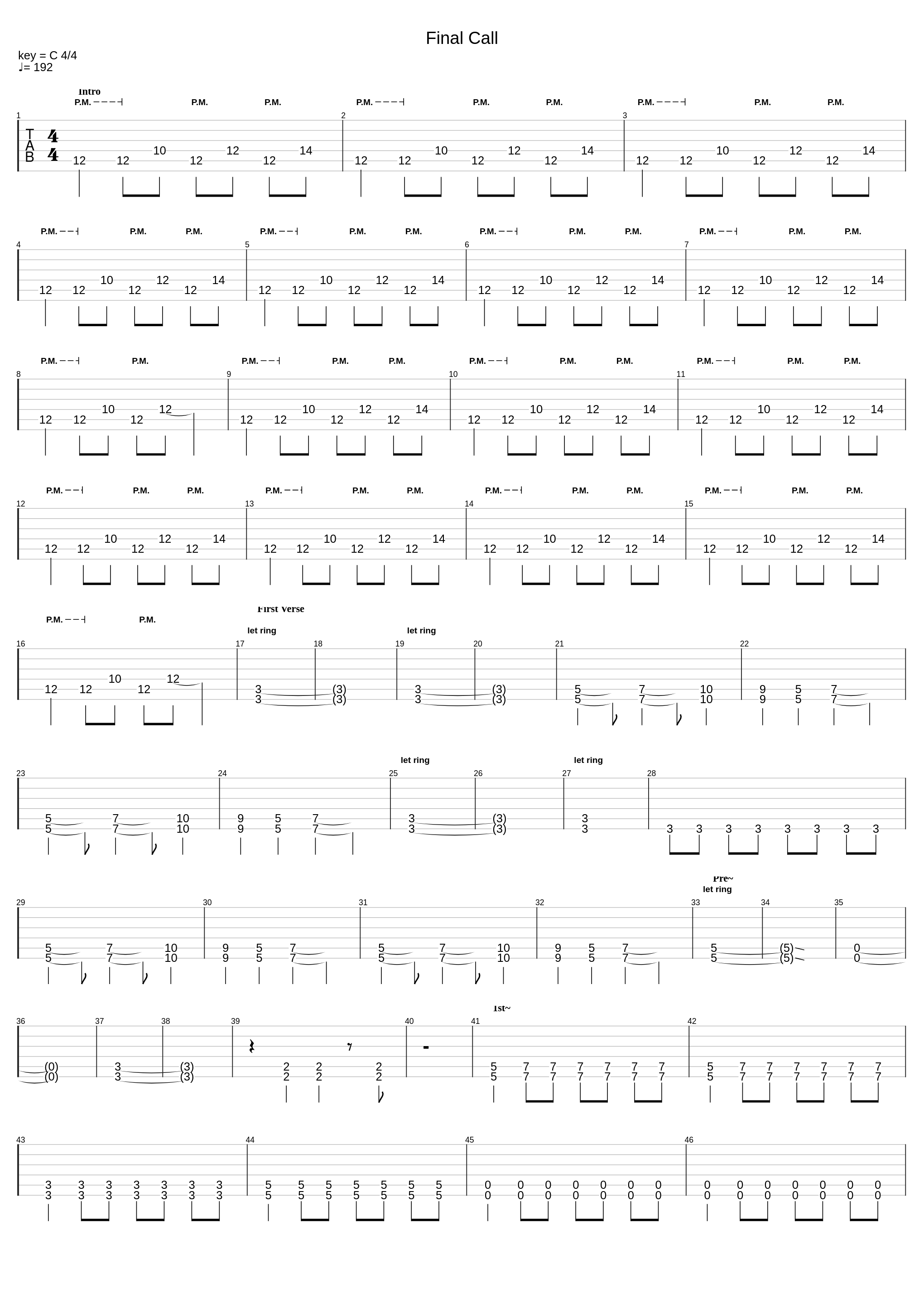 Final Call_D'espairsRay_1