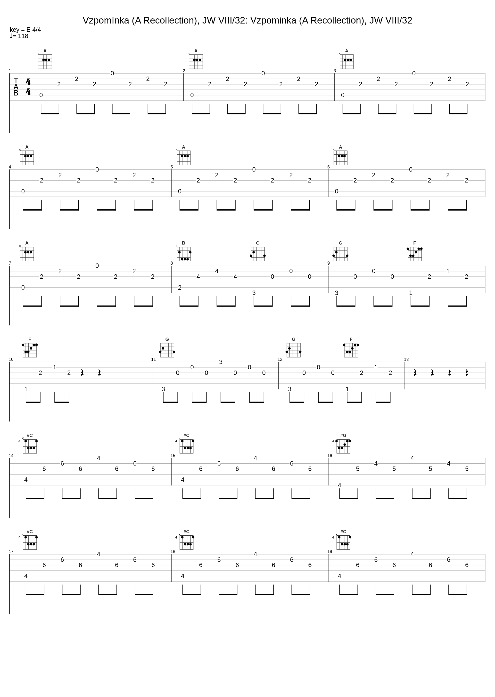 Vzpomínka (A Recollection), JW VIII/32: Vzpominka (A Recollection), JW VIII/32_Danae Dörken_1