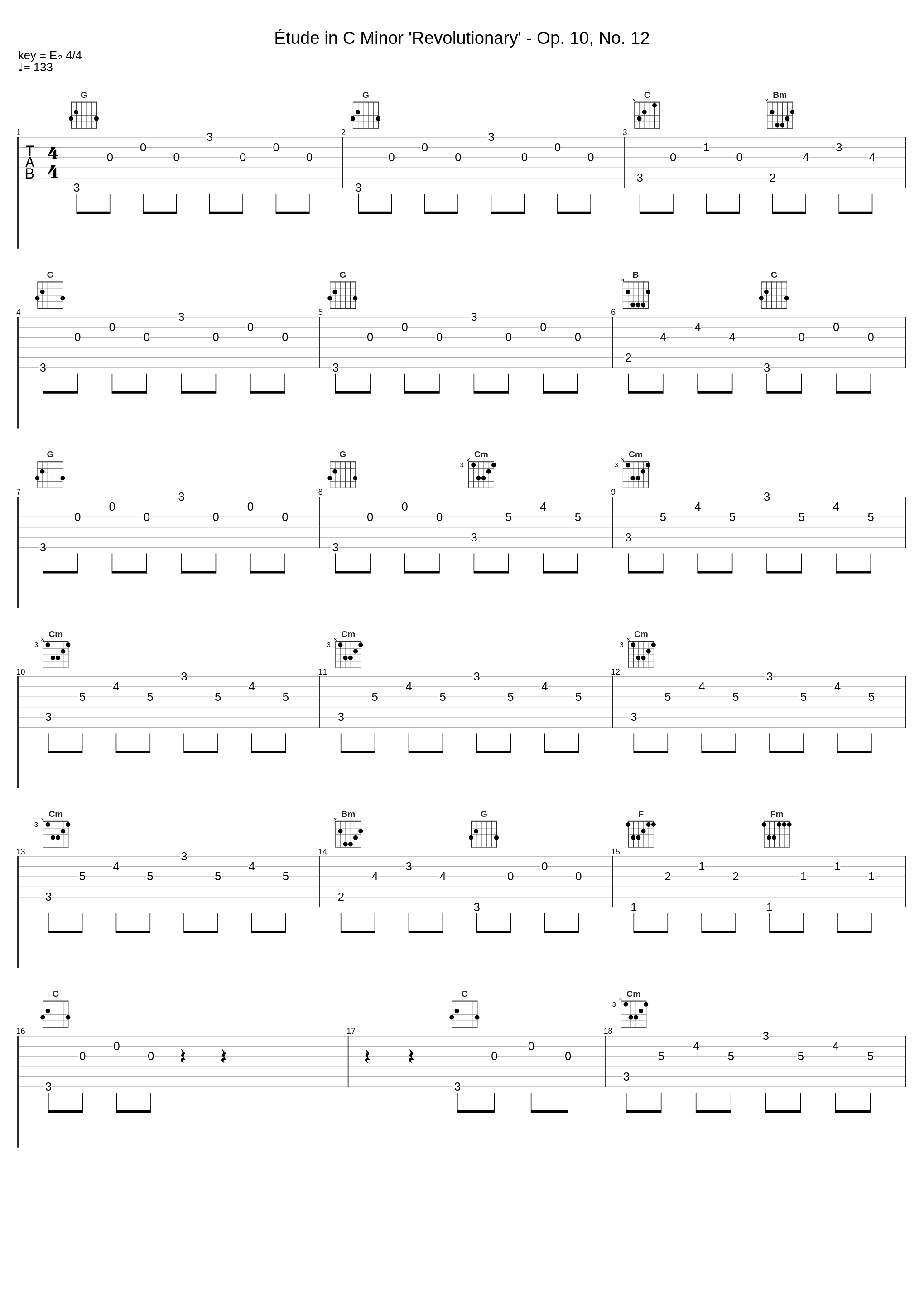 Étude in C Minor 'Revolutionary' - Op. 10, No. 12_Frédéric Chopin_1