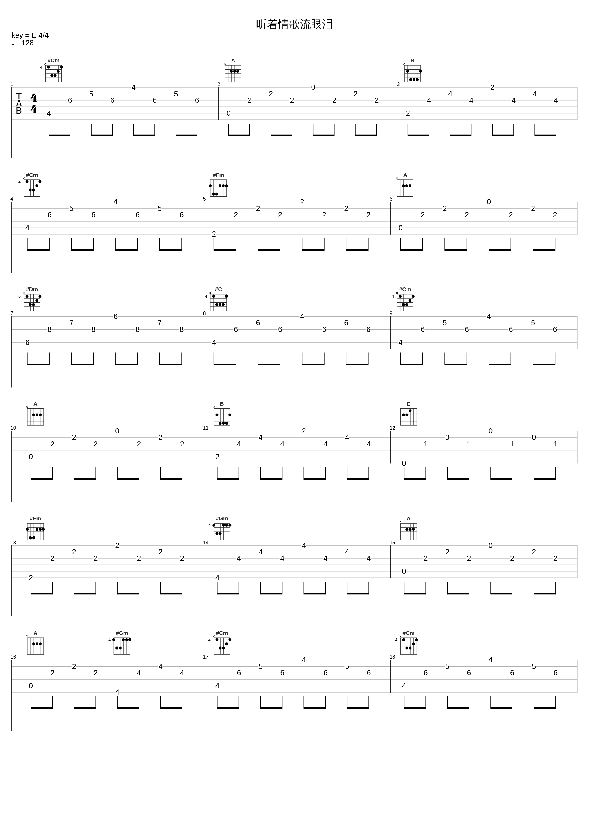 听着情歌流眼泪_高进_1