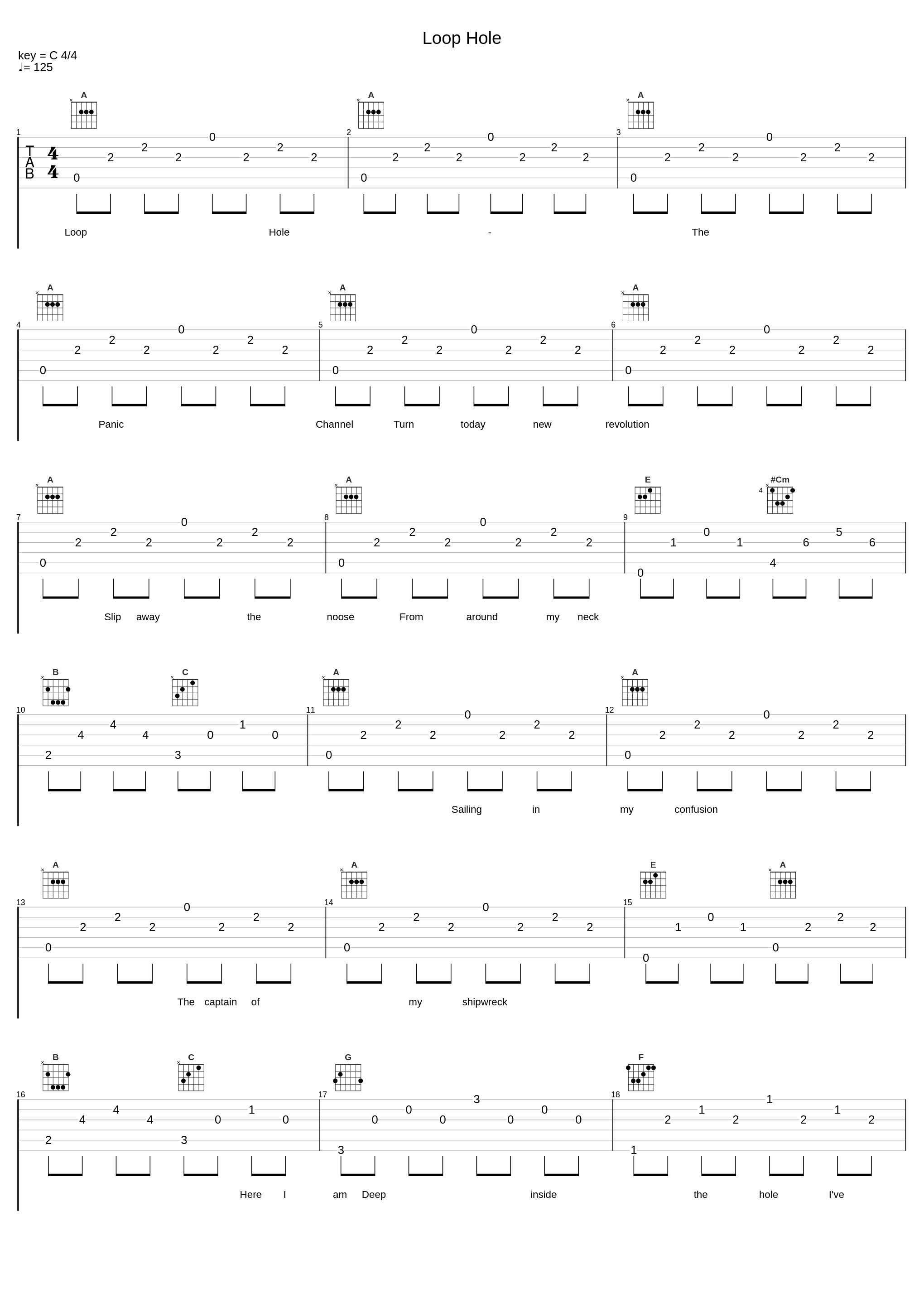 Loop Hole_The Panic Channel_1