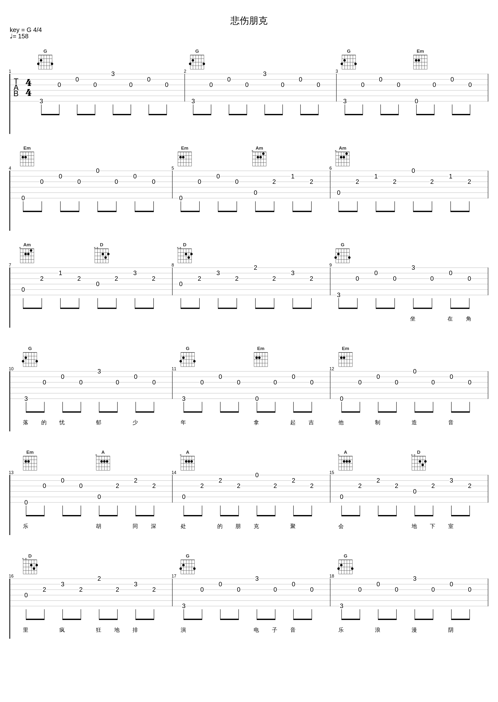 悲伤朋克_新裤子_1