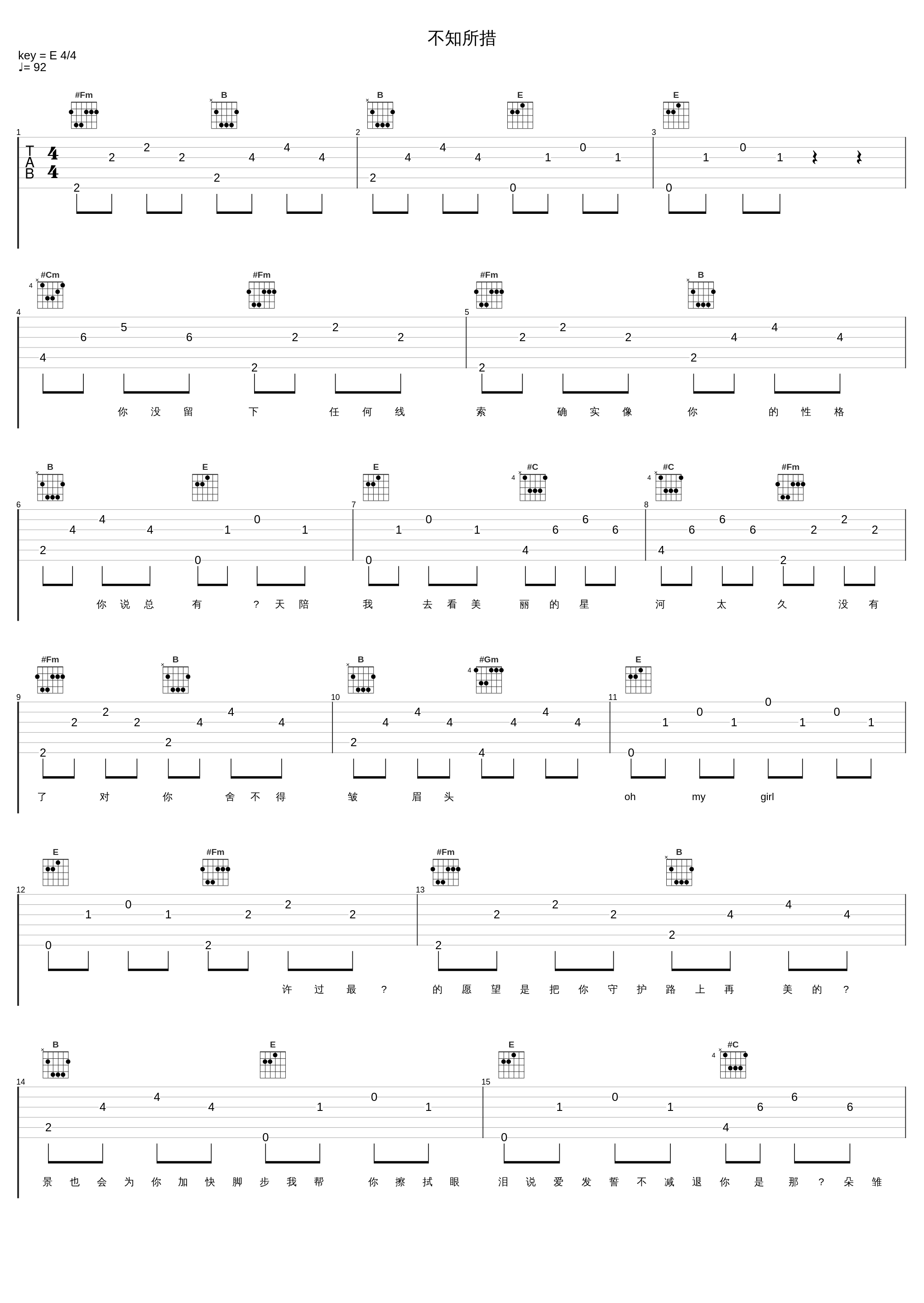 不知所措_KEYI杨豪,郑润泽_1