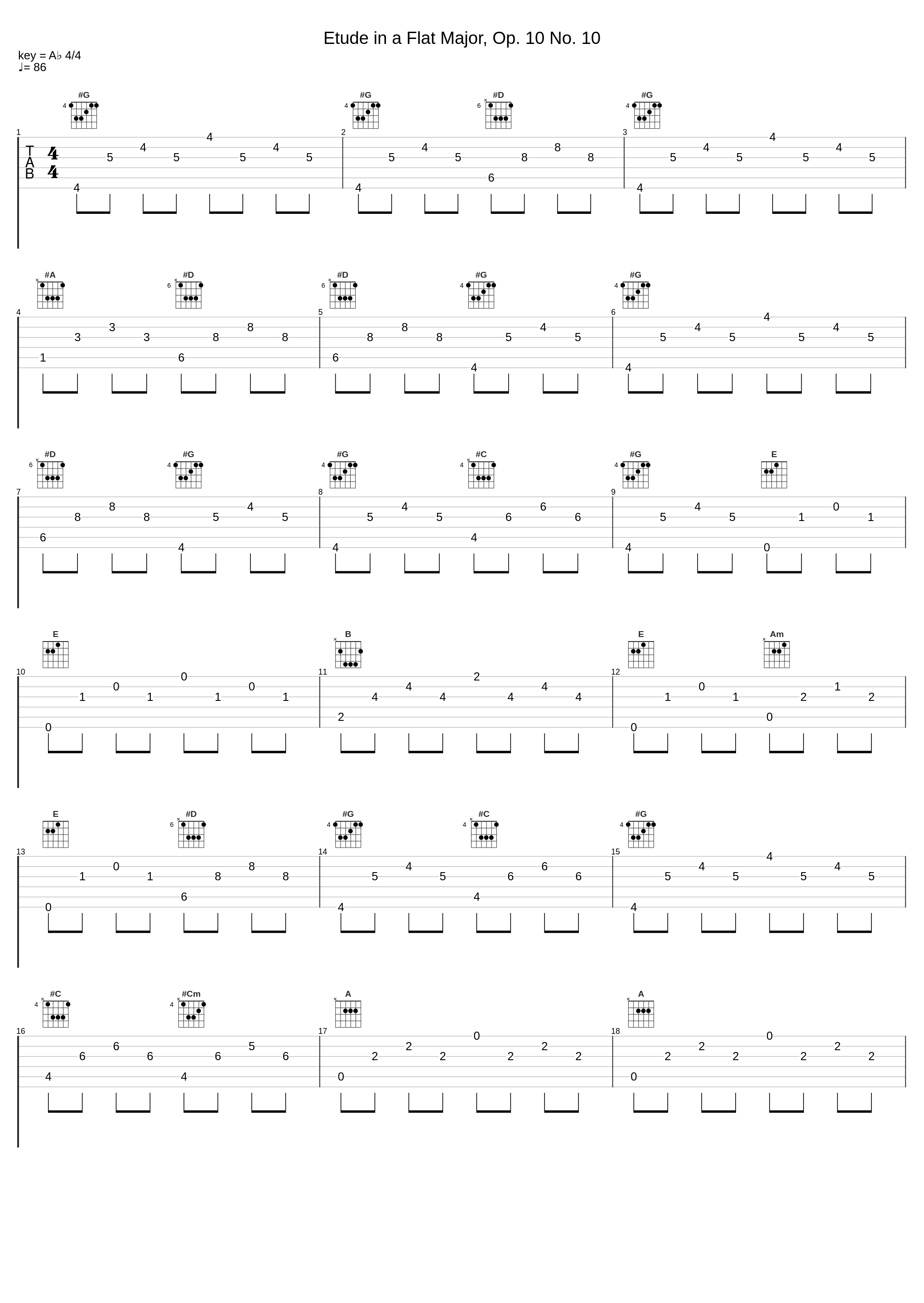 Etude in a Flat Major, Op. 10 No. 10_Frédéric Chopin_1