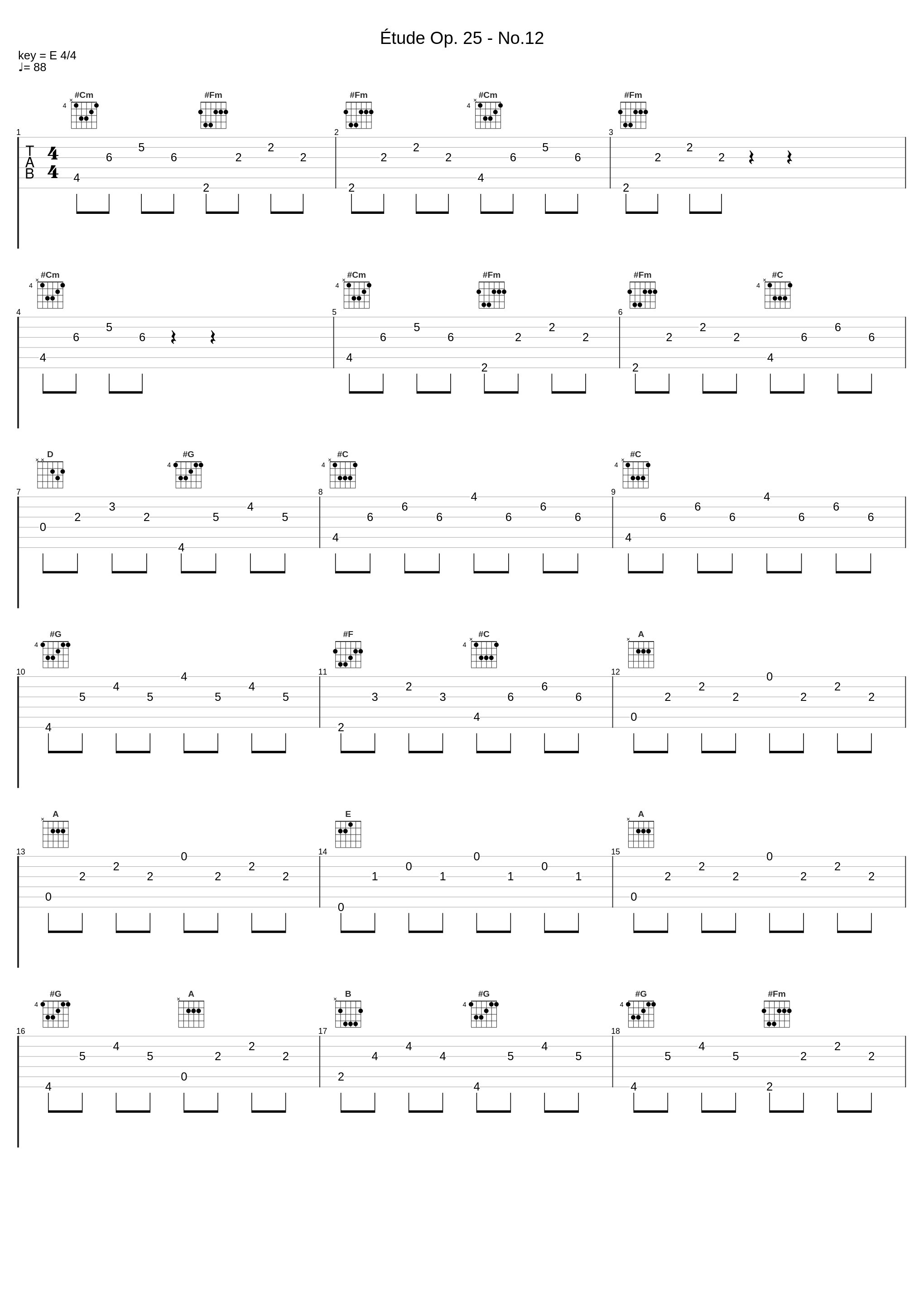 Étude Op. 25 - No.12_Frédéric Chopin_1