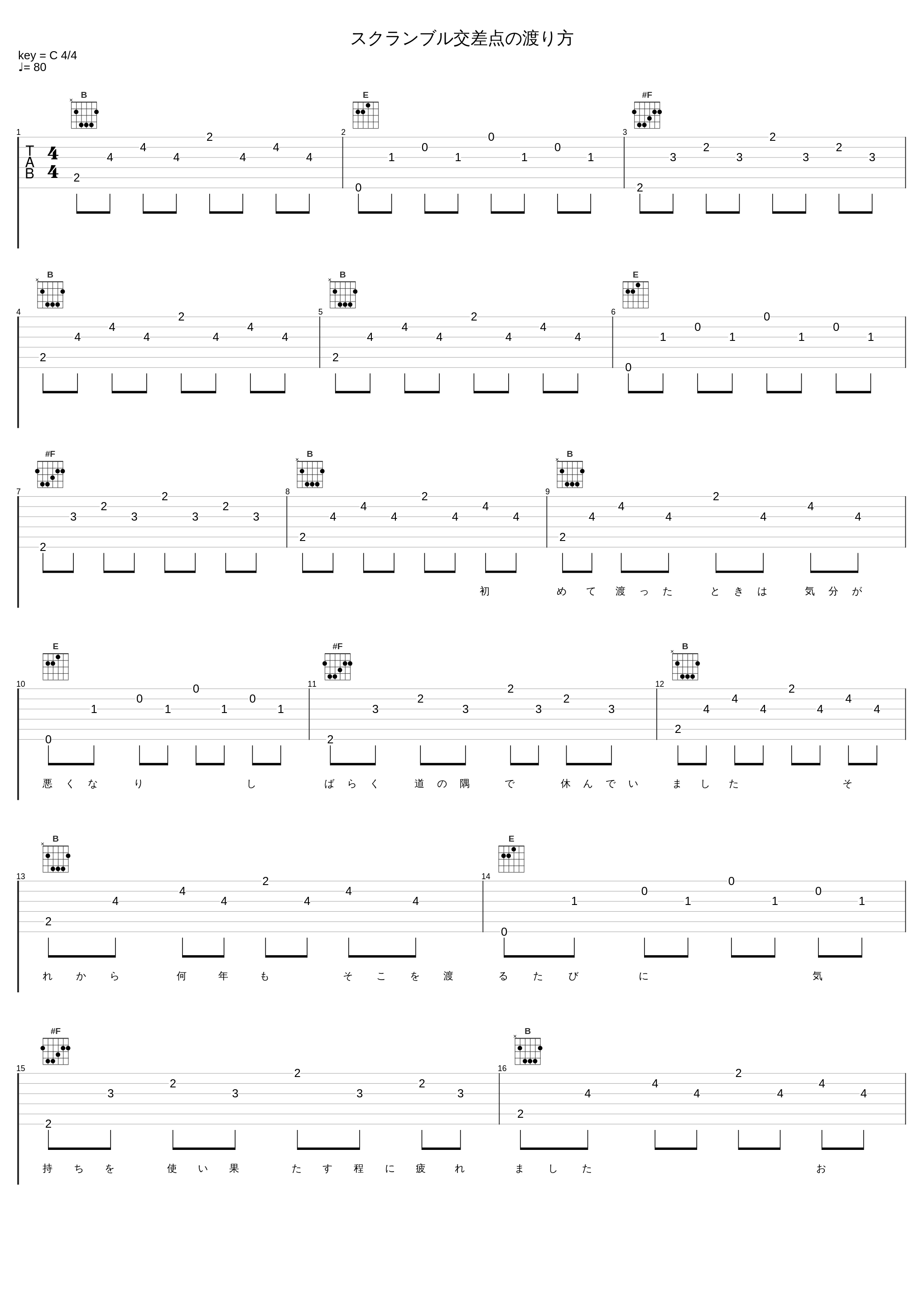 スクランブル交差点の渡り方_中岛美雪_1