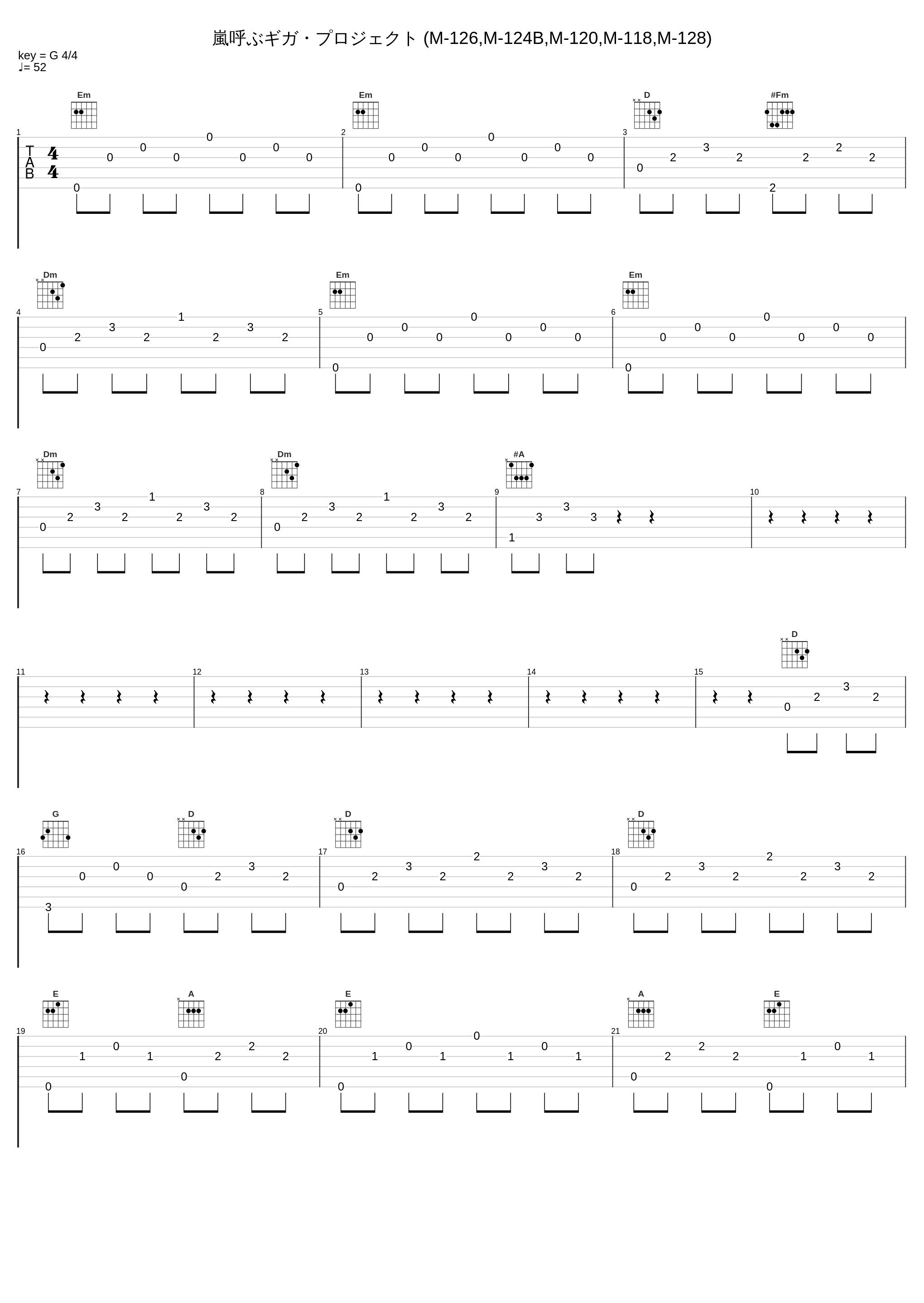 嵐呼ぶギガ・プロジェクト (M-126,M-124B,M-120,M-118,M-128)_矢野立美_1