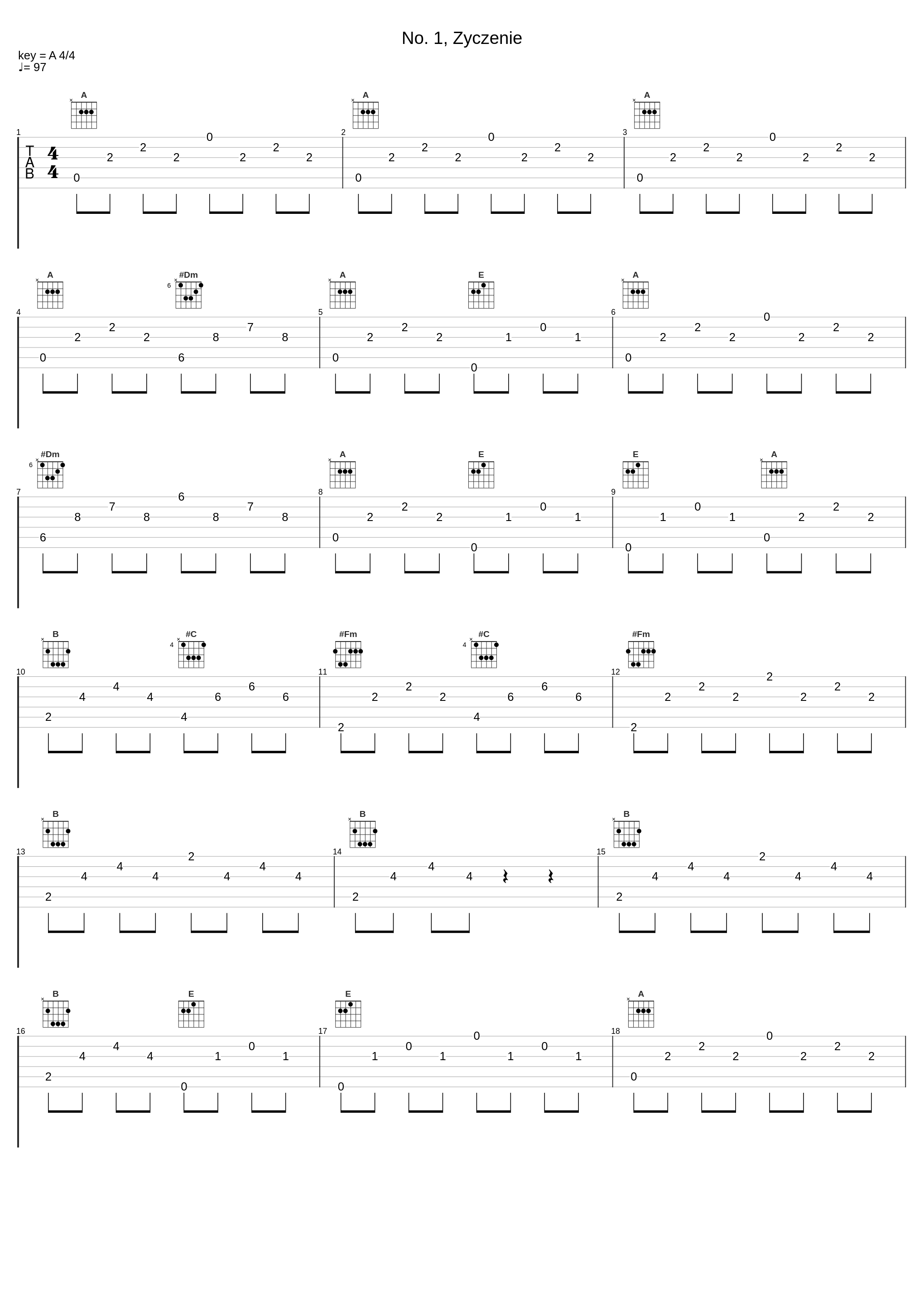 No. 1, Zyczenie_Frédéric Chopin_1