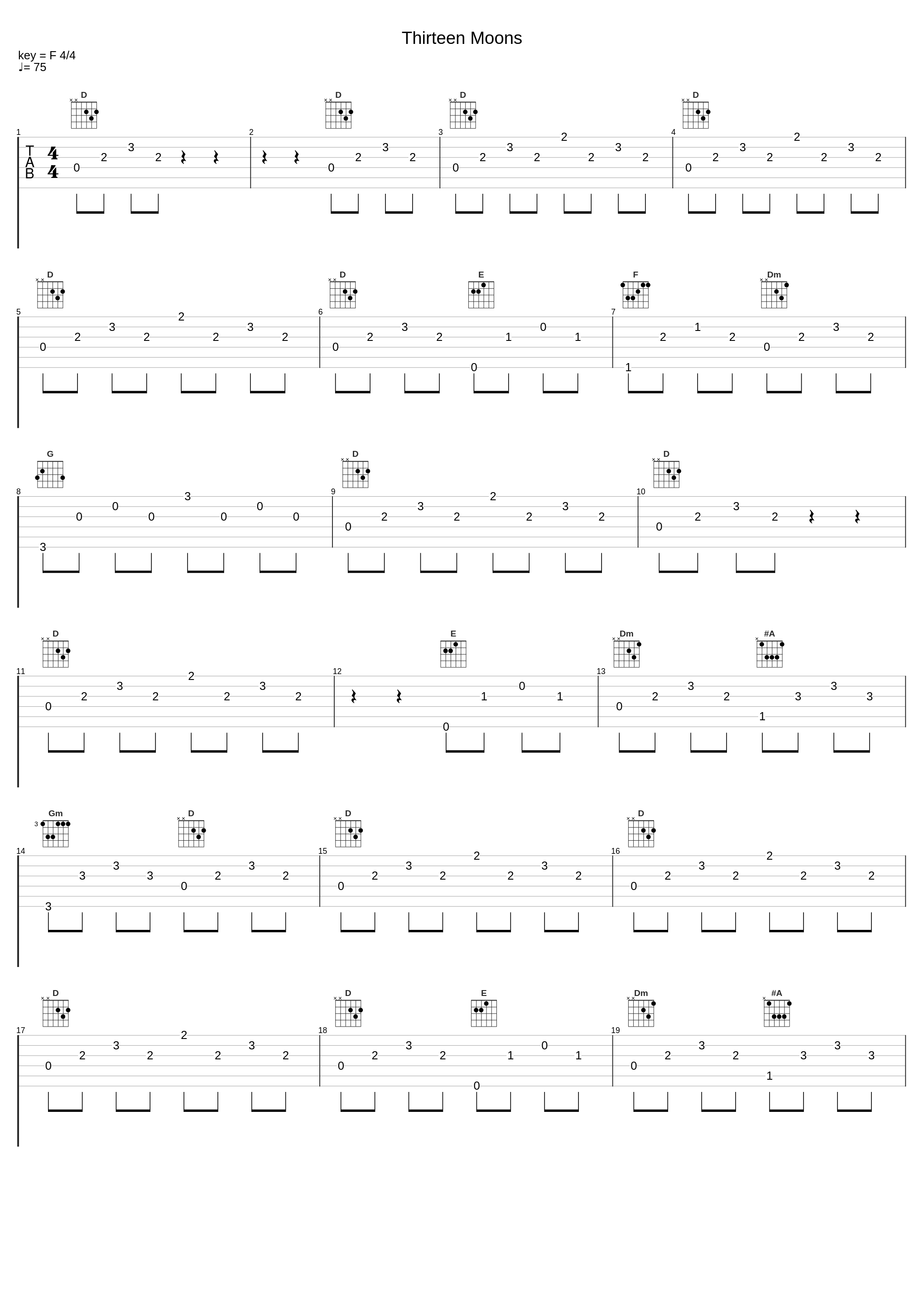 Thirteen Moons_高梨康治_1