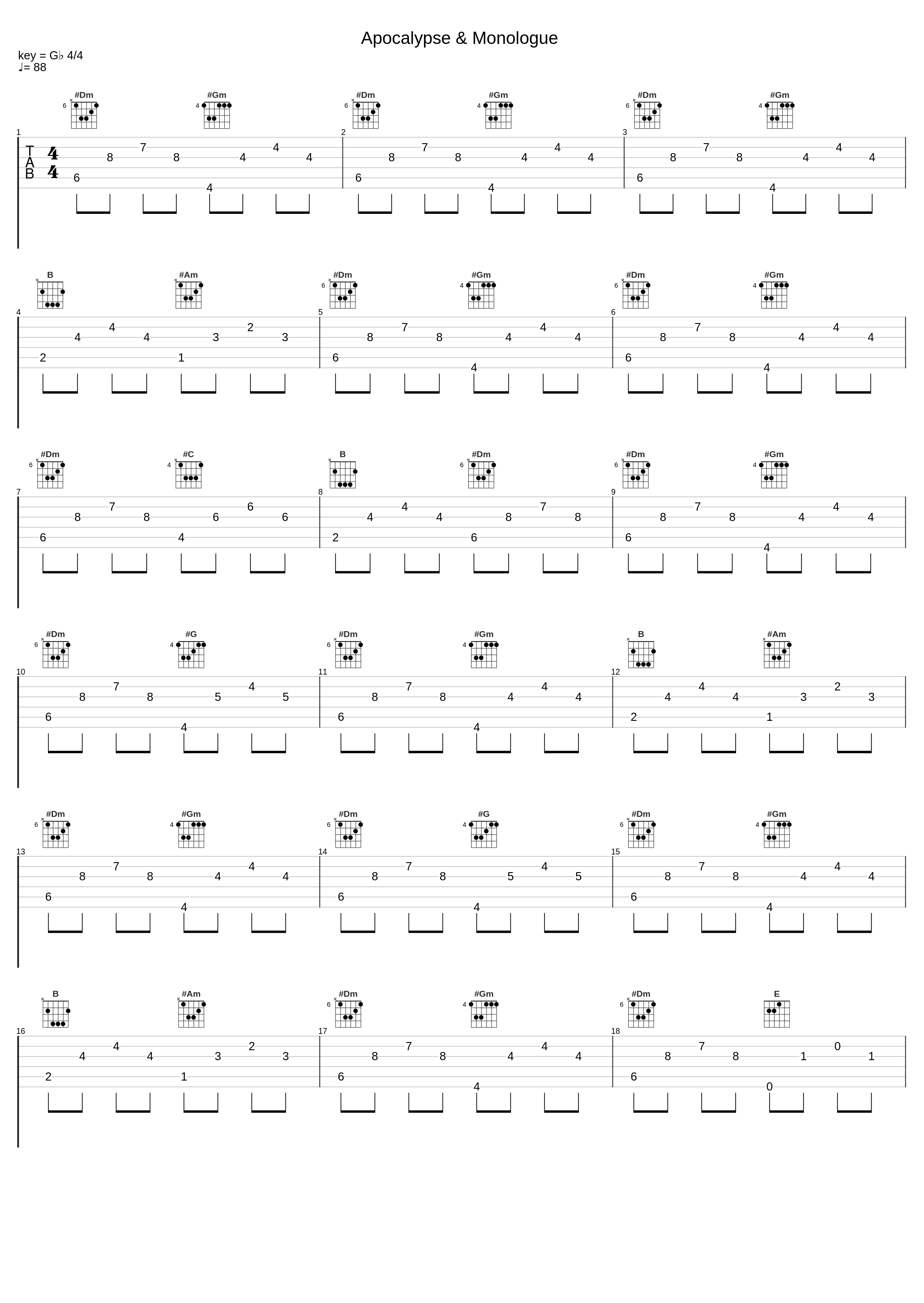 Apocalypse & Monologue _Aloc D_1