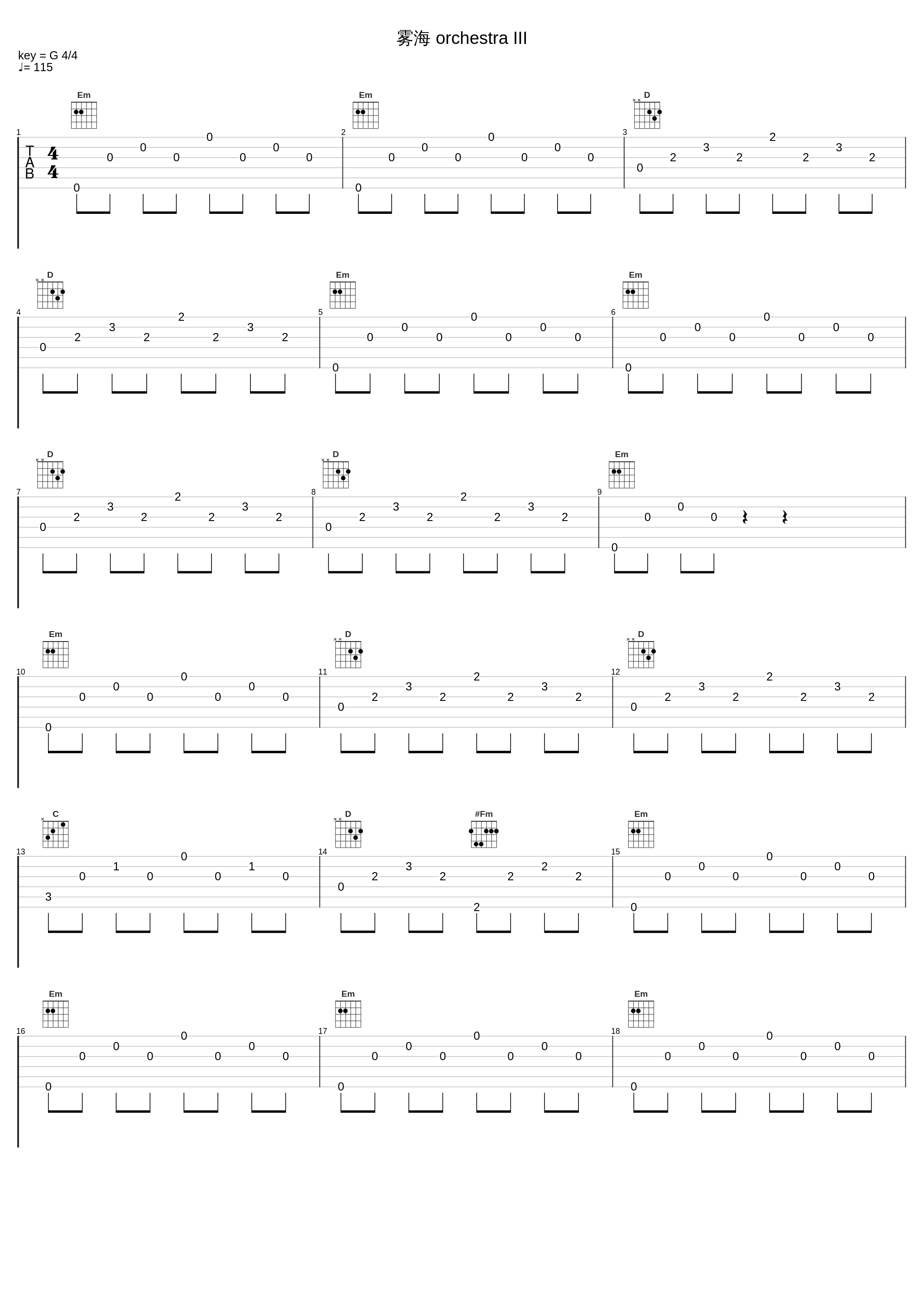 雾海 orchestra III_折户伸治_1