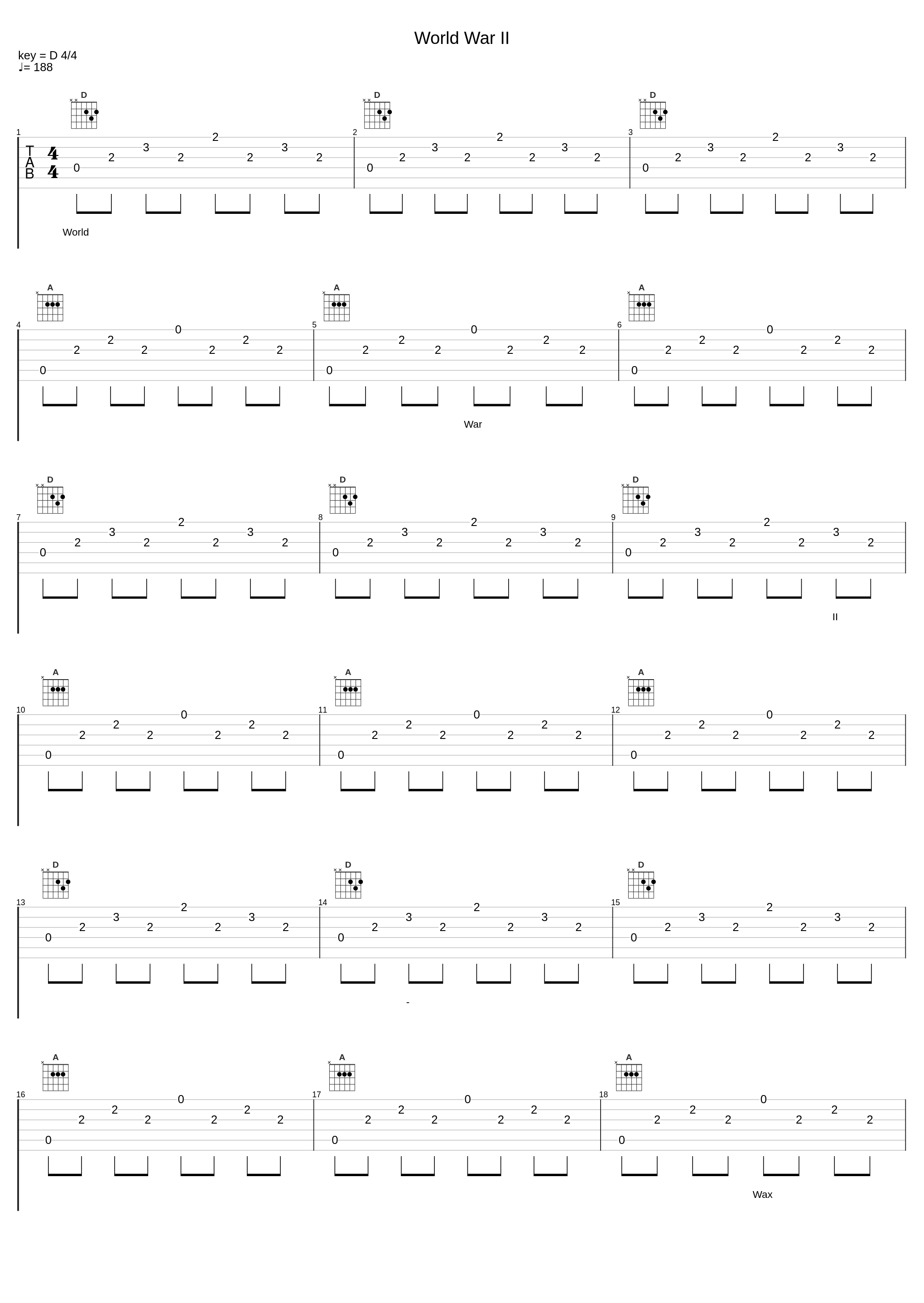 World War II_Wax Fang_1