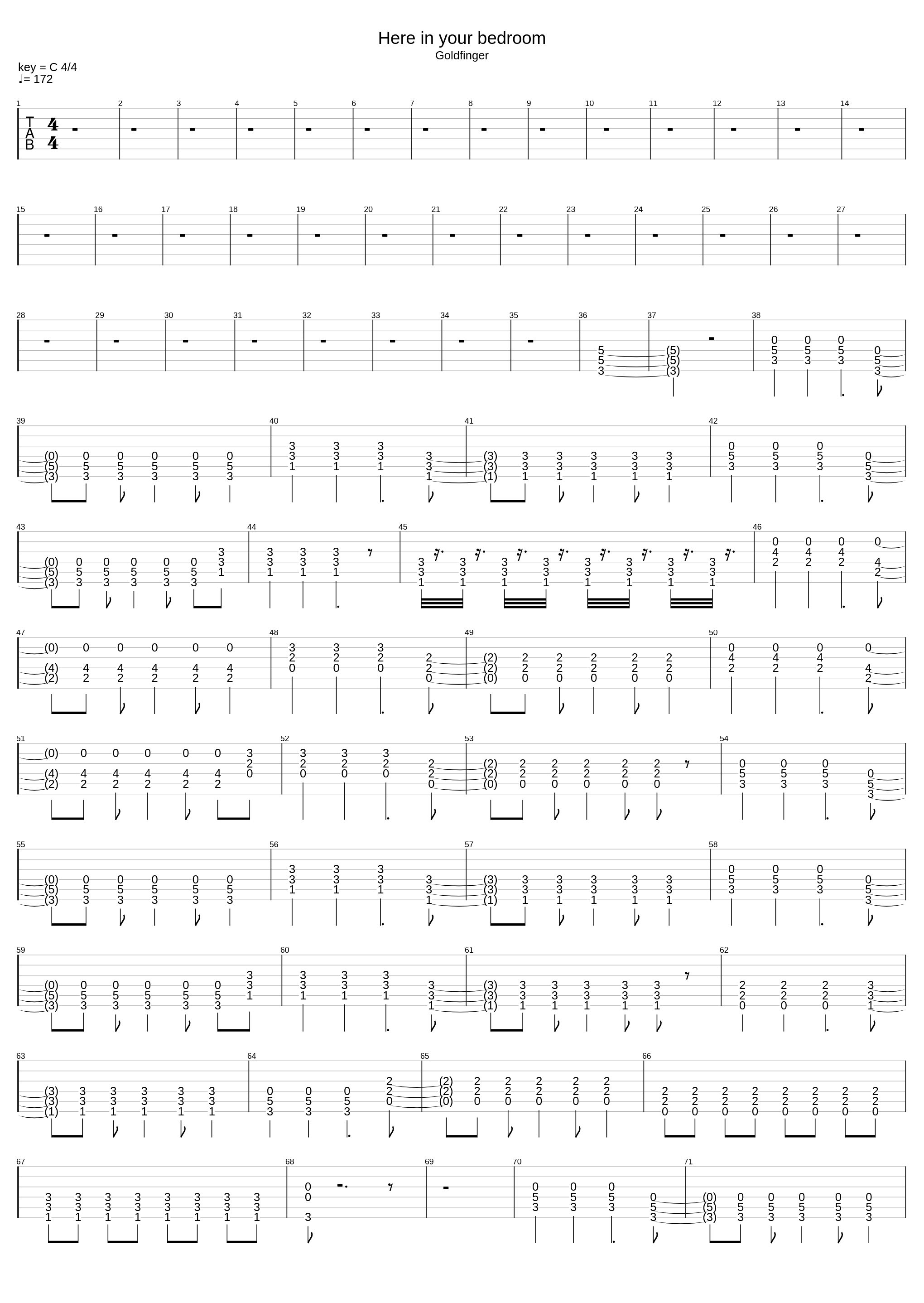 Here In Your Bedroom_Goldfinger_1