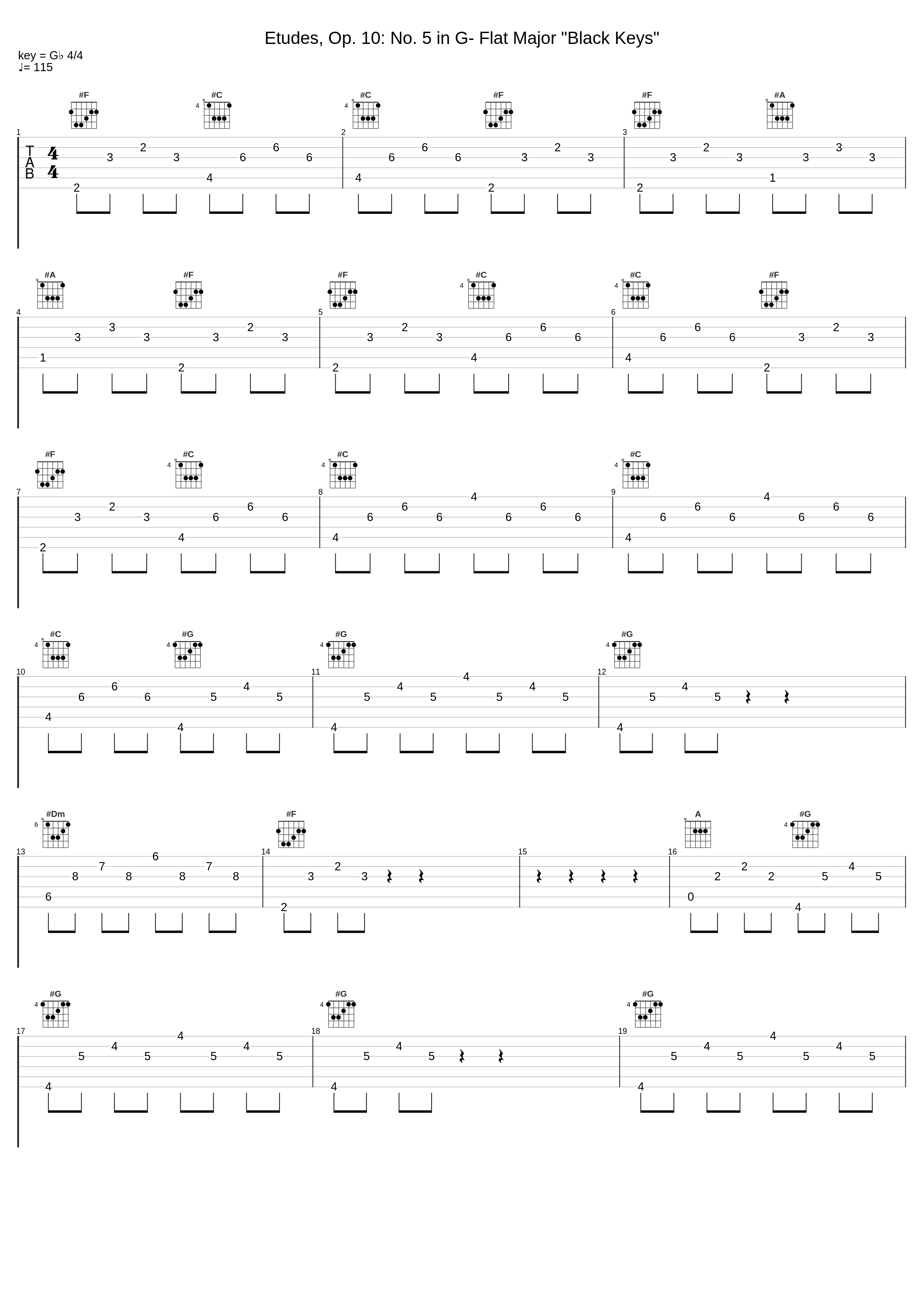 Etudes, Op. 10: No. 5 in G- Flat Major "Black Keys"_Sonya Bach,Frédéric Chopin_1