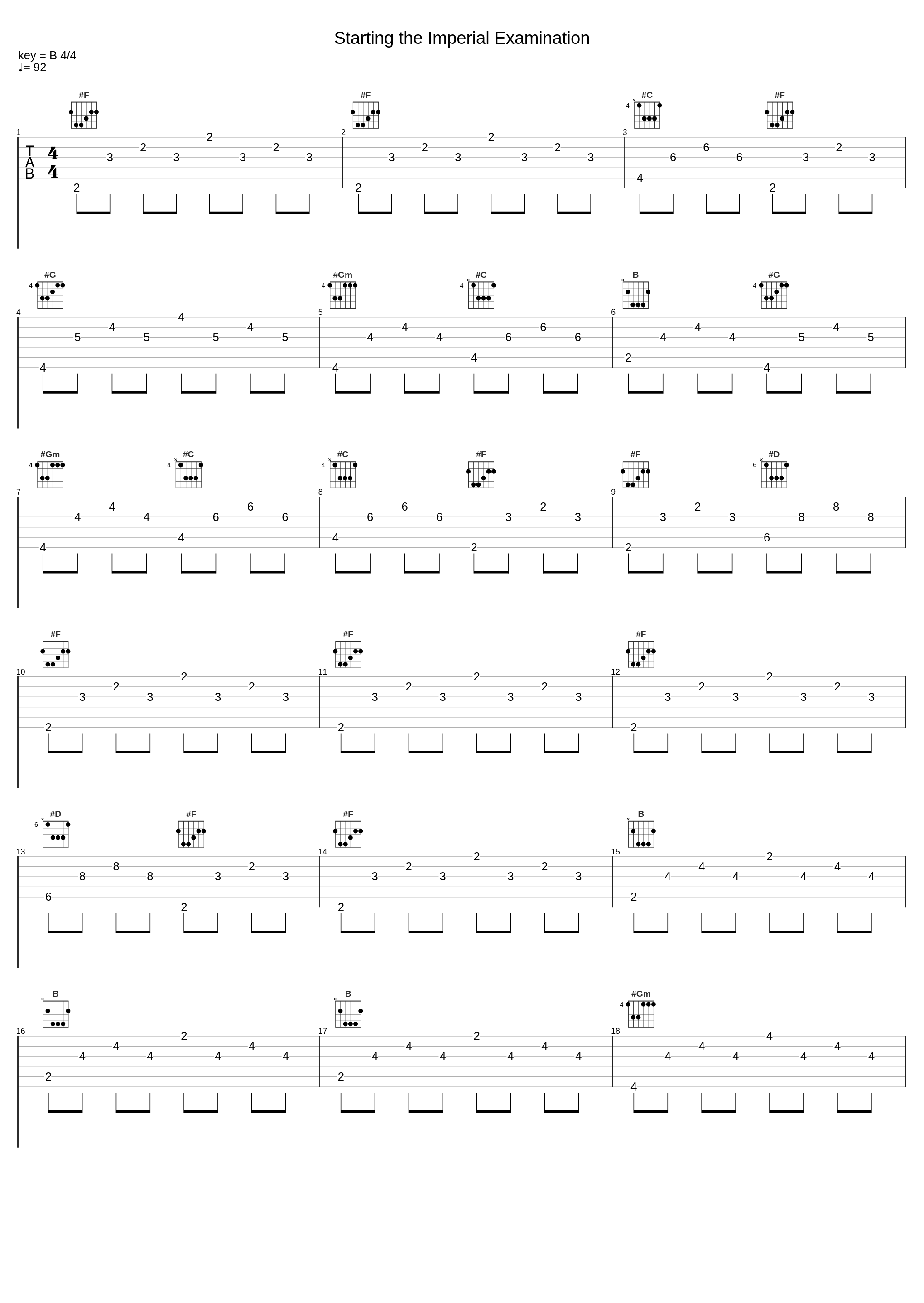 Starting the Imperial Examination_久石让_1