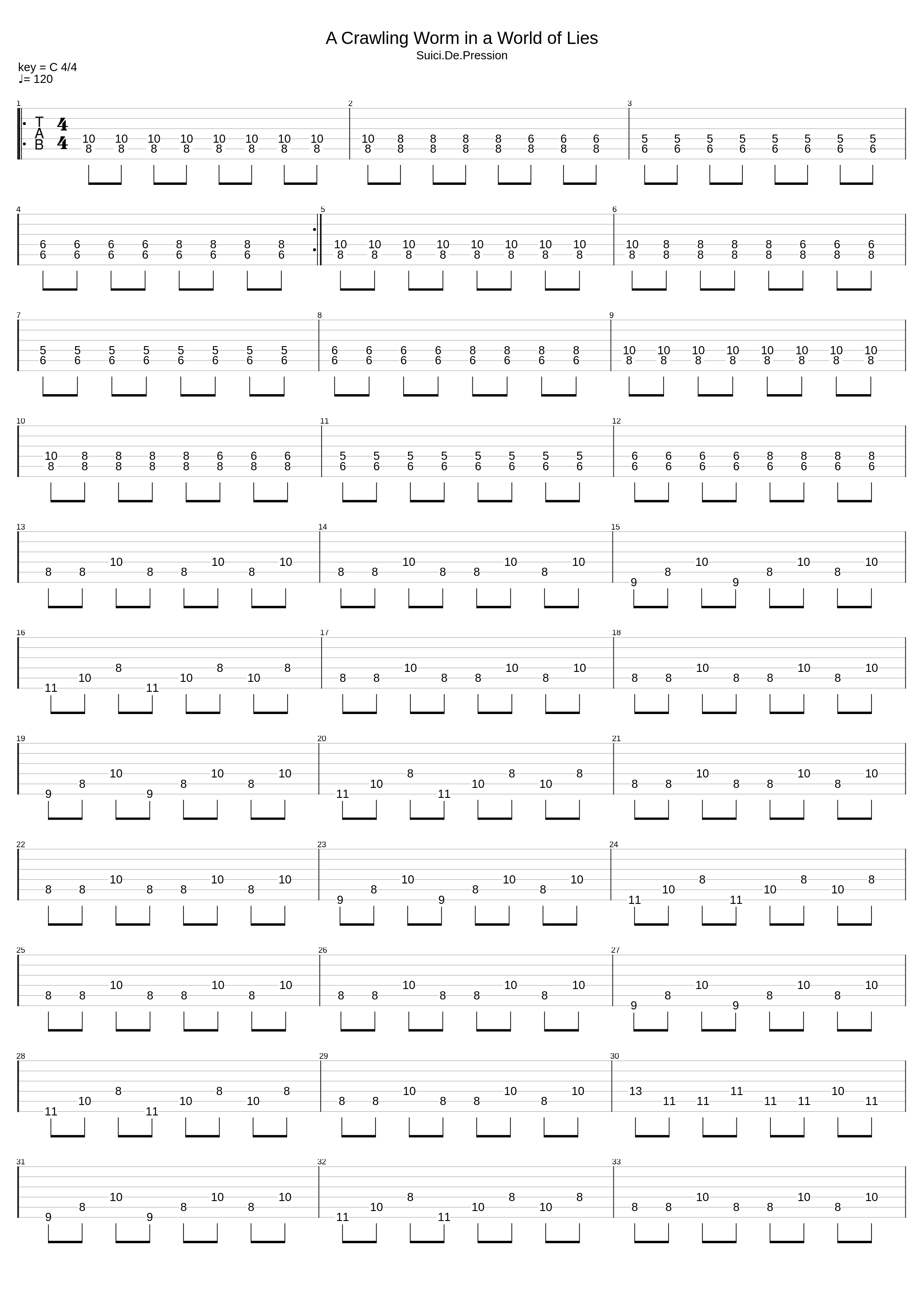 A Crawling Worm In A World Of Lies_Thy Light_1