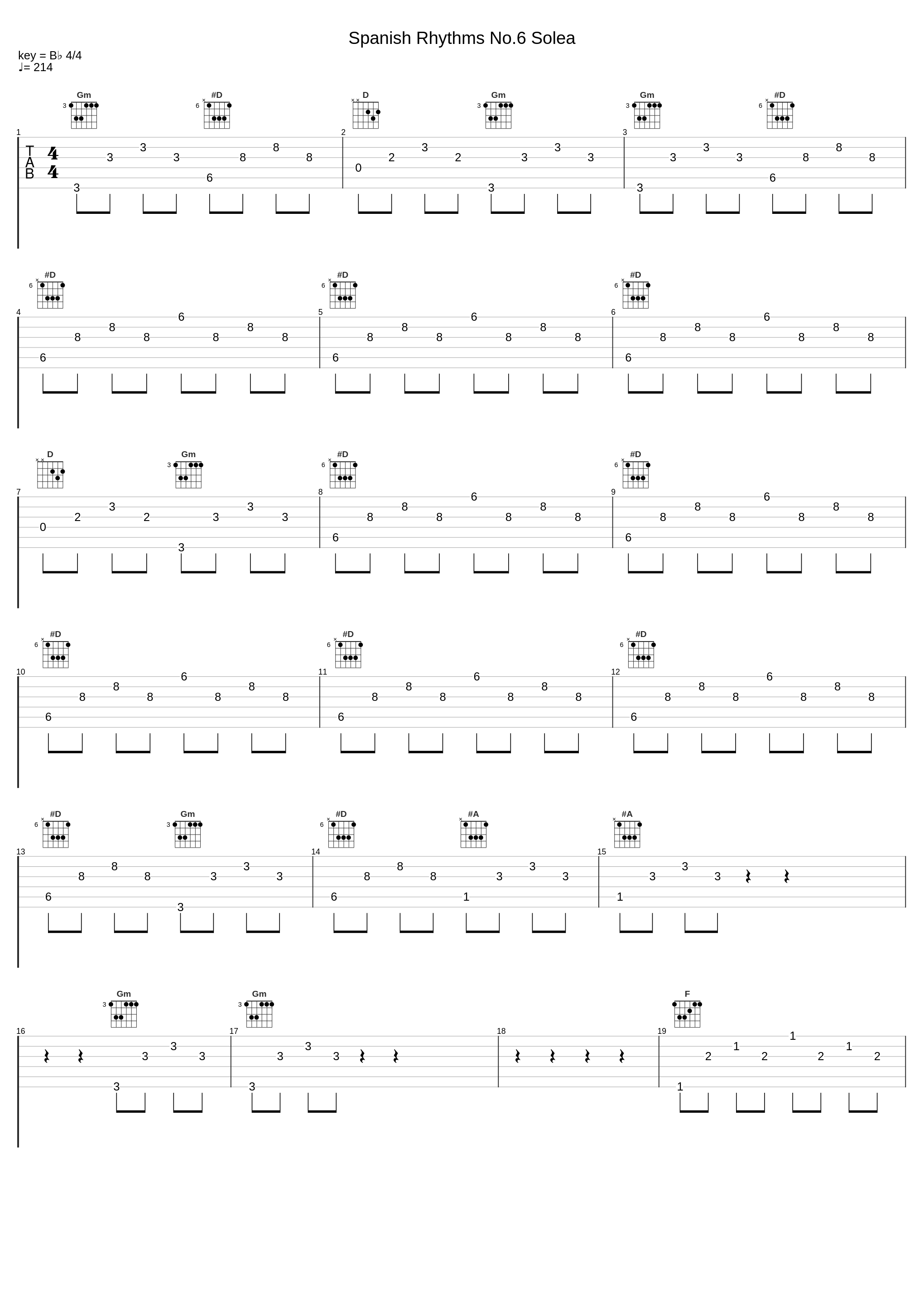 Spanish Rhythms No.6 Solea_Richard Strauss_1