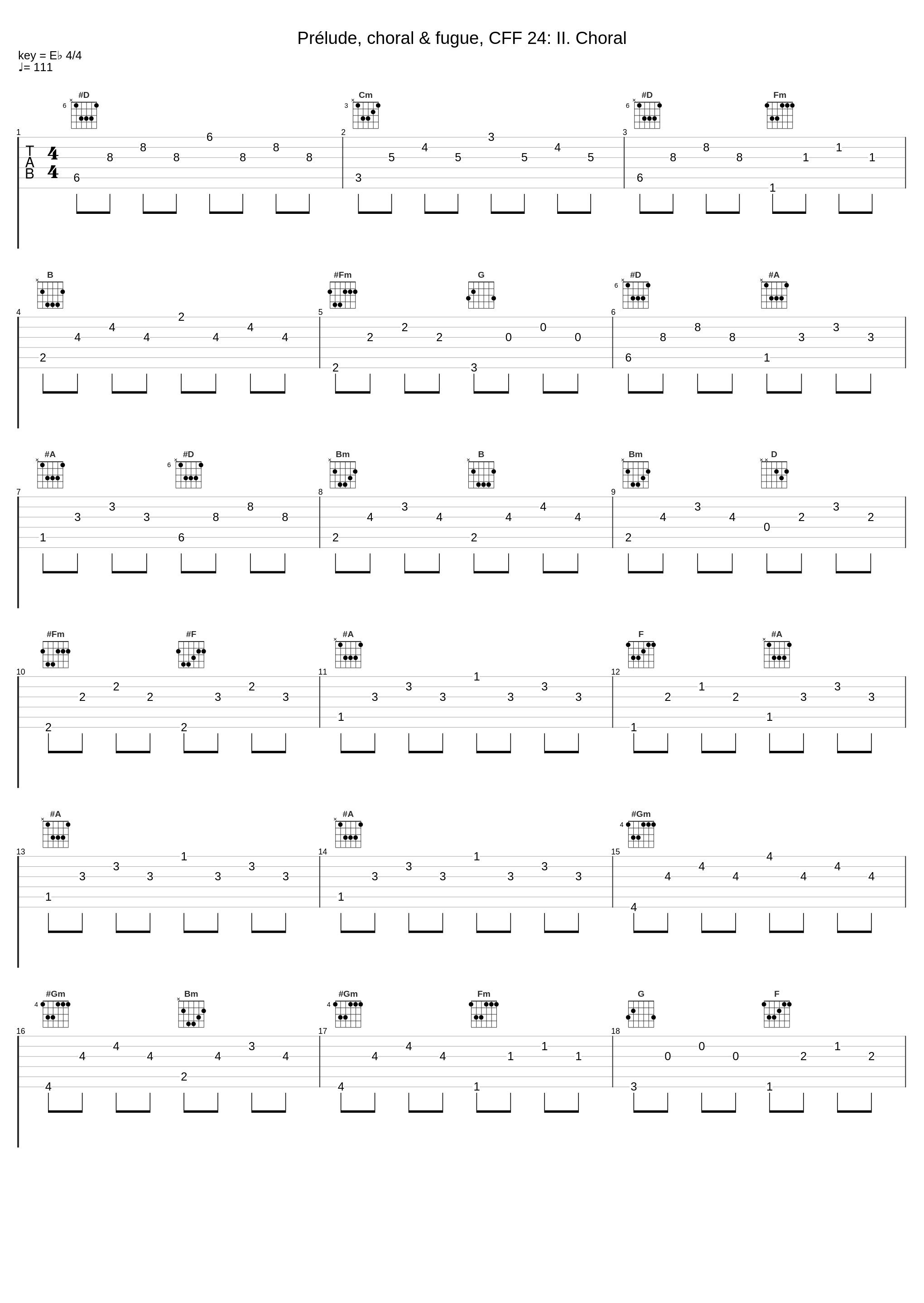 Prélude, choral & fugue, CFF 24: II. Choral_Alice Ader,Ensemble Ader,César Franck_1