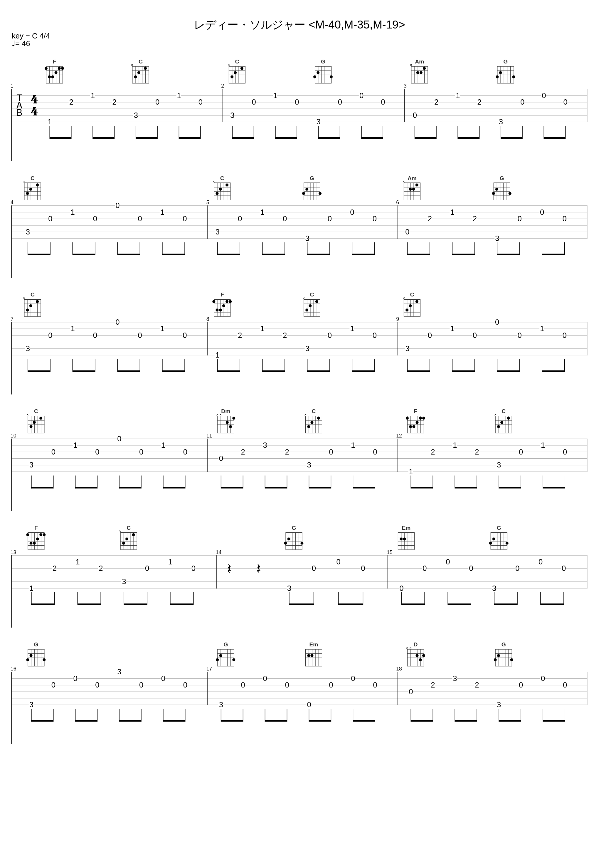 レディー・ソルジャー <M-40,M-35,M-19>_矢野立美_1