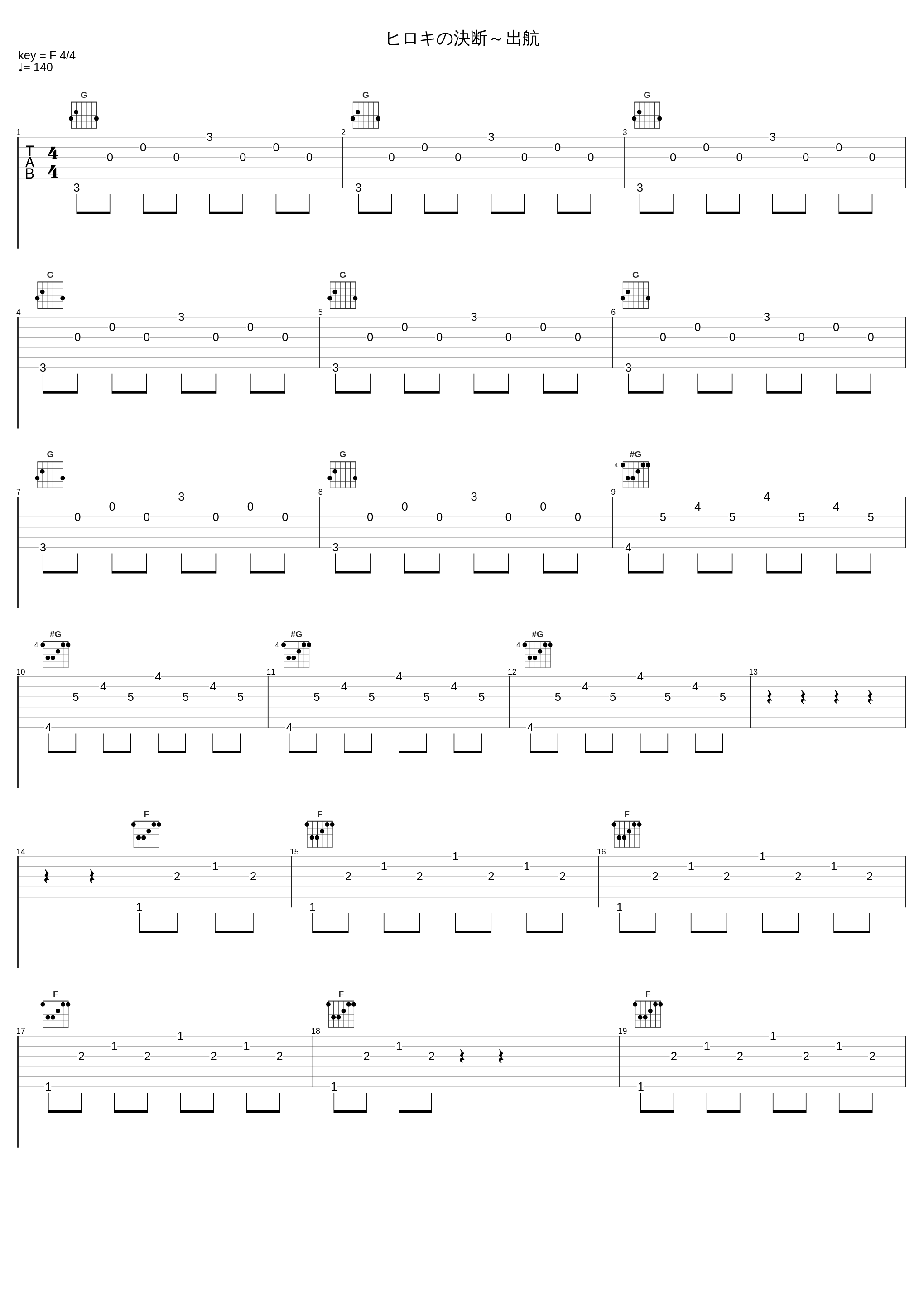 ヒロキの決断～出航_大野克夫_1