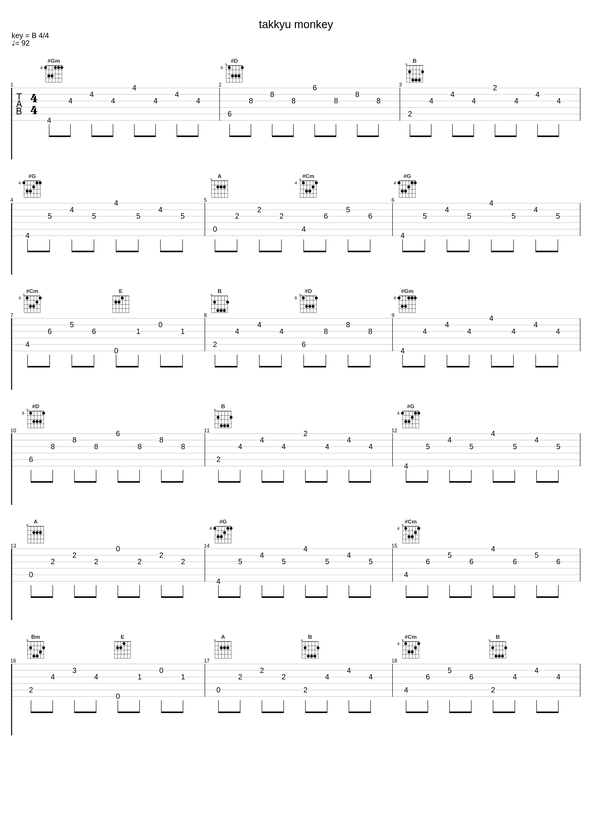 takkyu monkey_ジェニーハイ_1