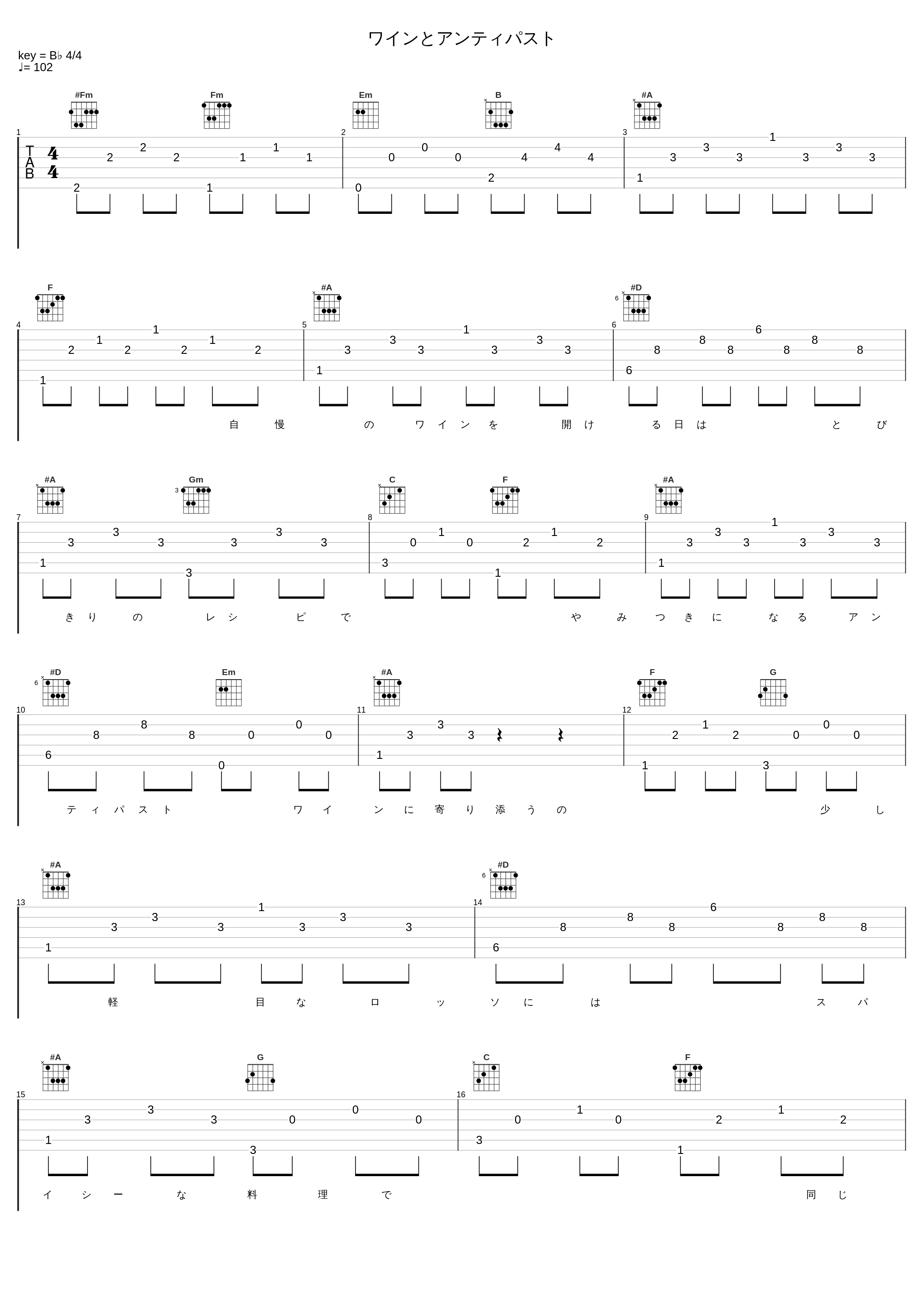 ワインとアンティパスト_手嶌葵_1